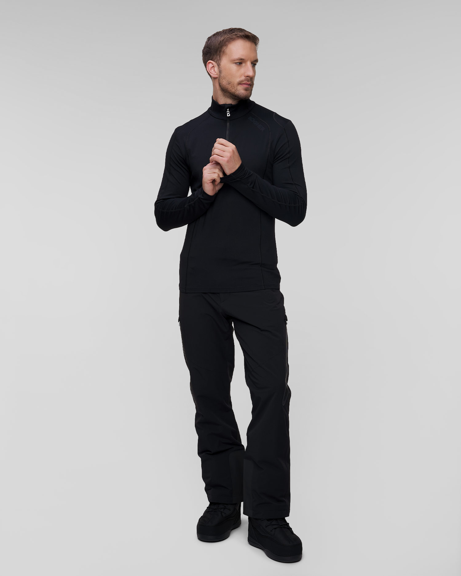 Czarny golf narciarski męski BOGNER Harry 1