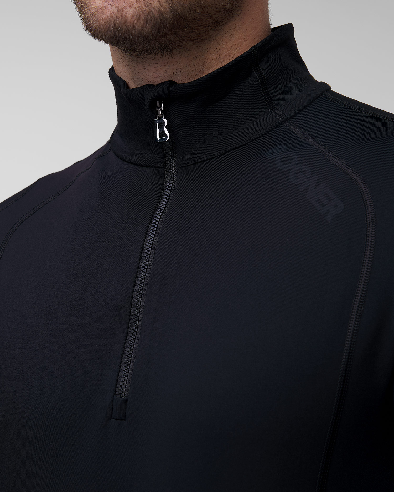 Czarny golf narciarski męski BOGNER Harry 1