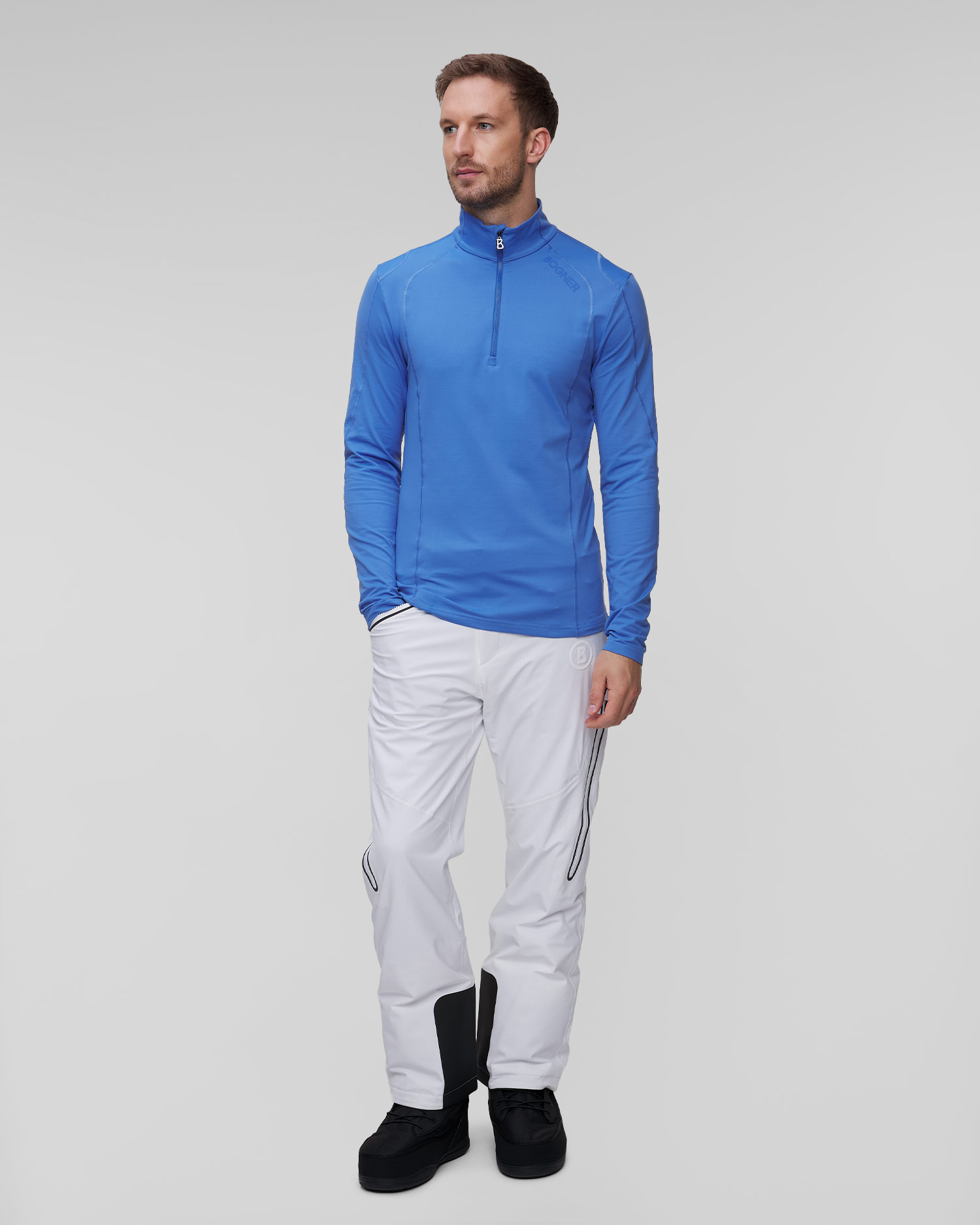 Niebieski golf narciarski męski BOGNER Harry1