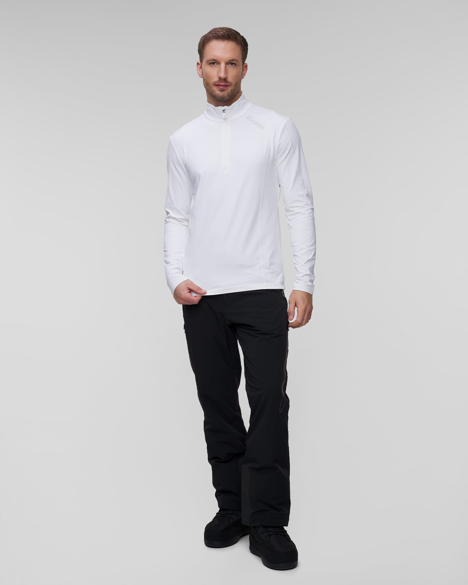 BOGNER Harry1 Rollkragenpullover für Herren in Weiß
