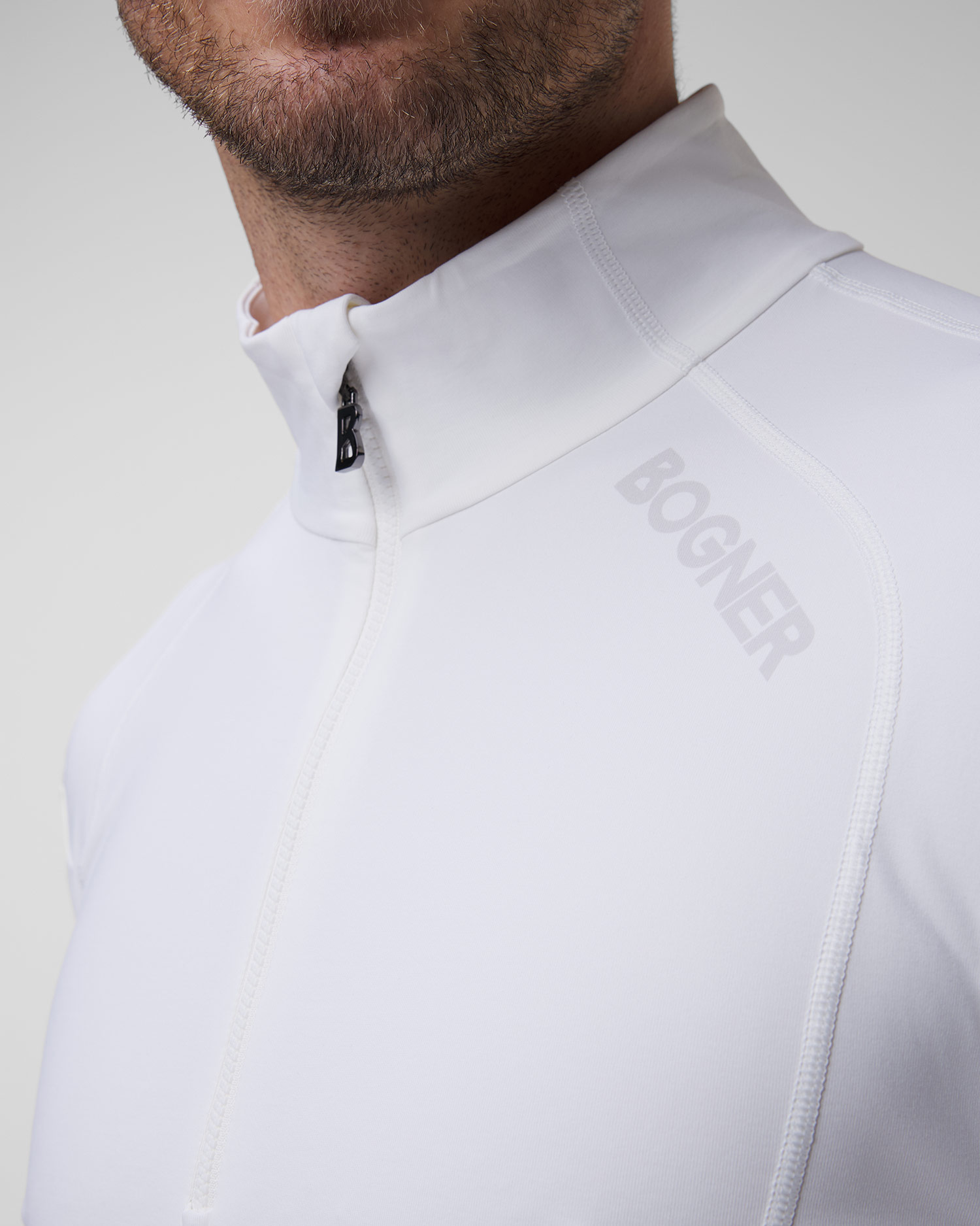 BOGNER Harry1 Rollkragenpullover für Herren in Weiß