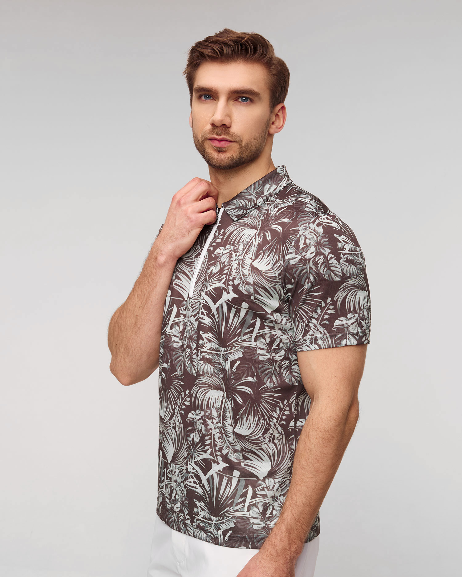 Polo fonctionnel imprimé pour hommes BOGNER Amiro 