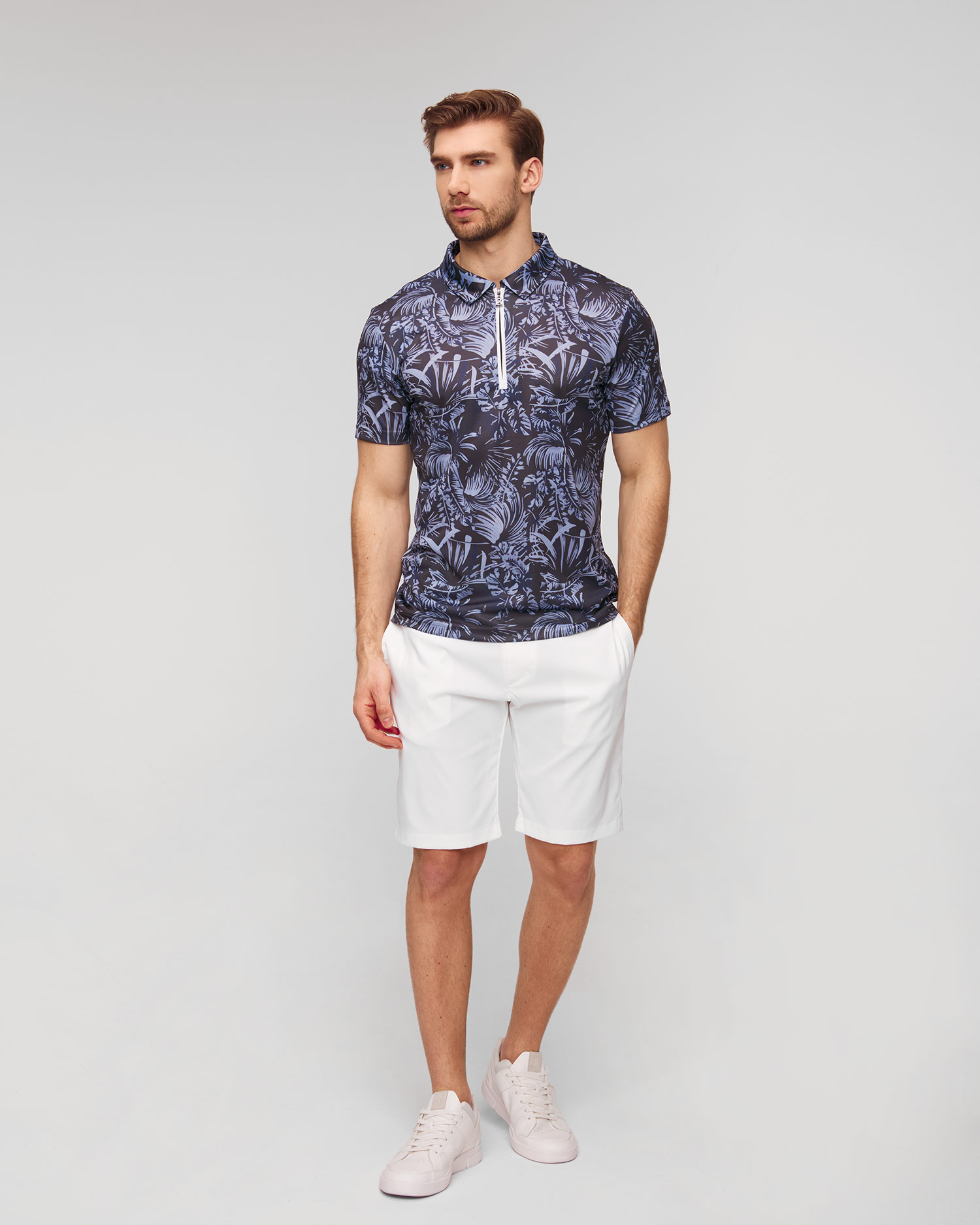 Polo fonctionnel imprimé pour hommes BOGNER Amiro 