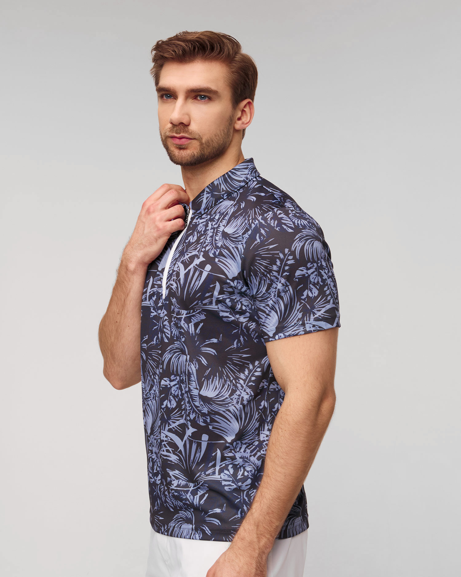 Polo fonctionnel imprimé pour hommes BOGNER Amiro 