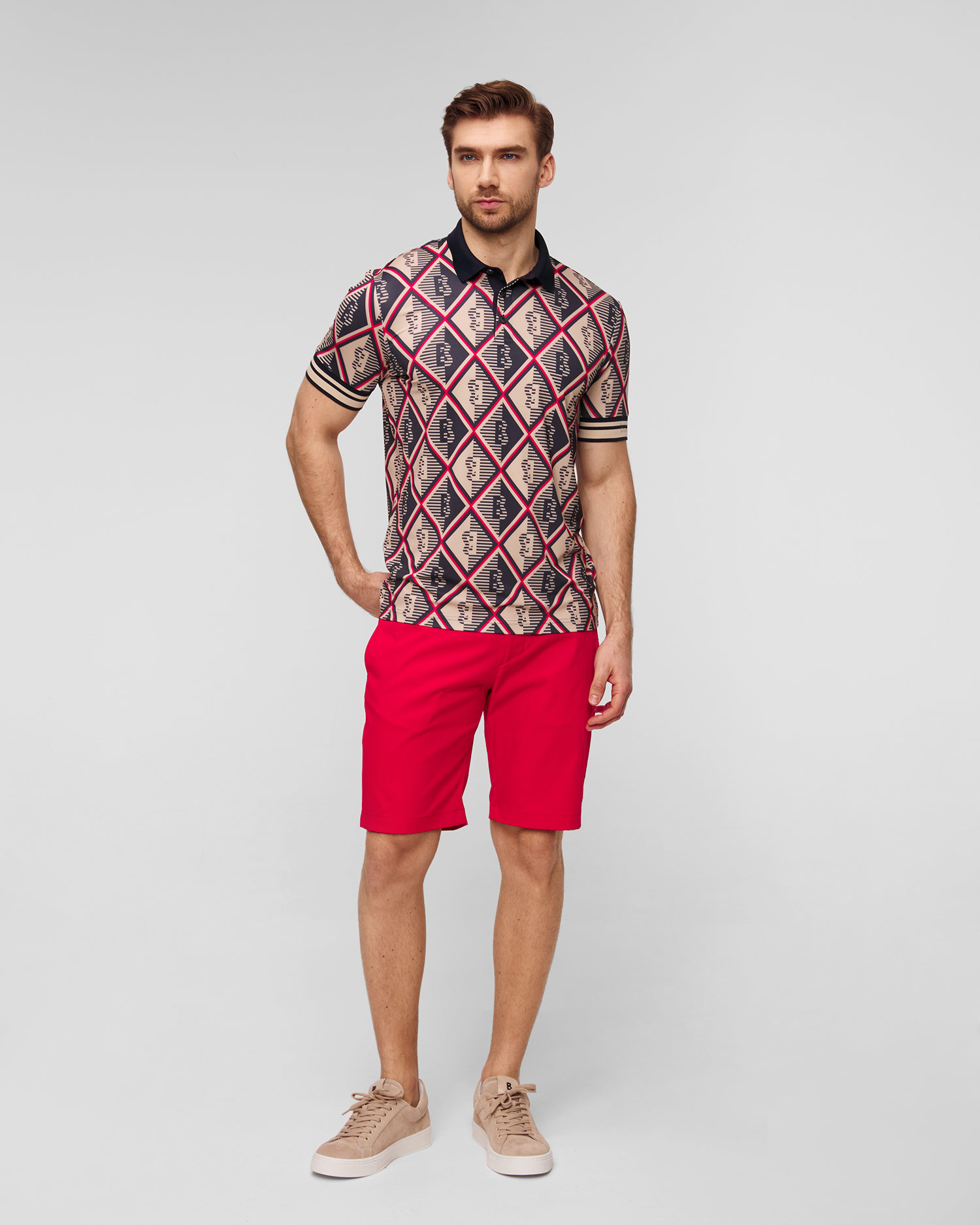 Polo à motifs pour hommes BOGNER Ron