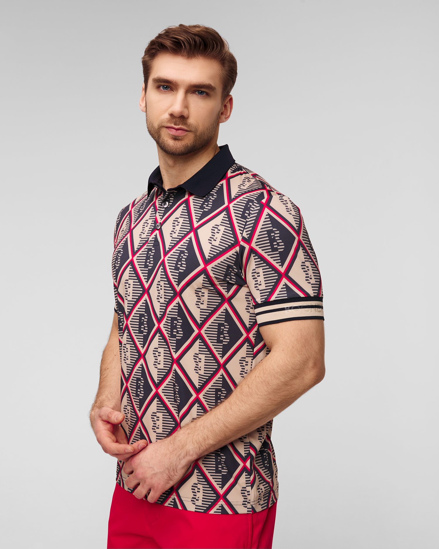 Polo à motifs pour hommes BOGNER Ron