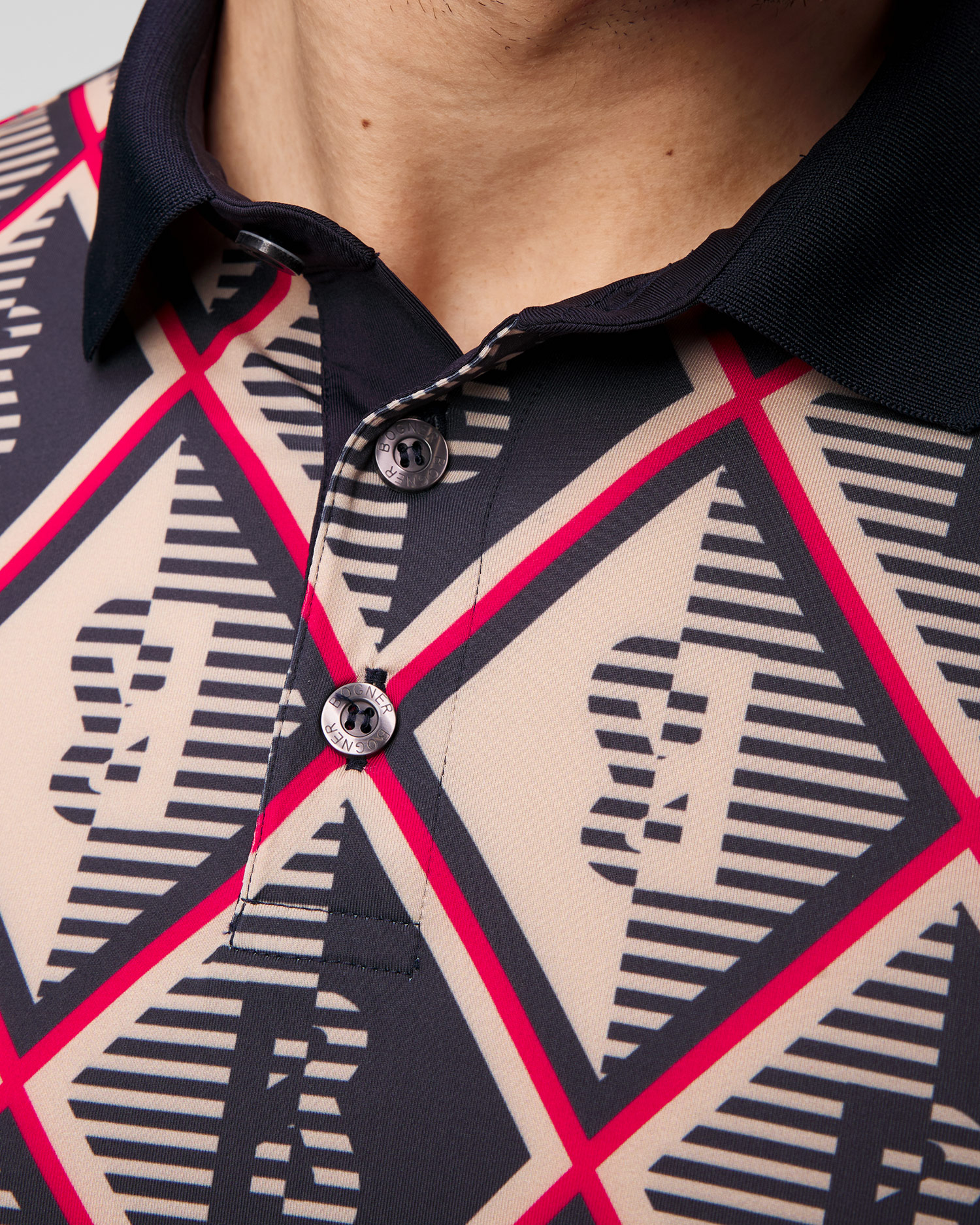 Polo à motifs pour hommes BOGNER Ron