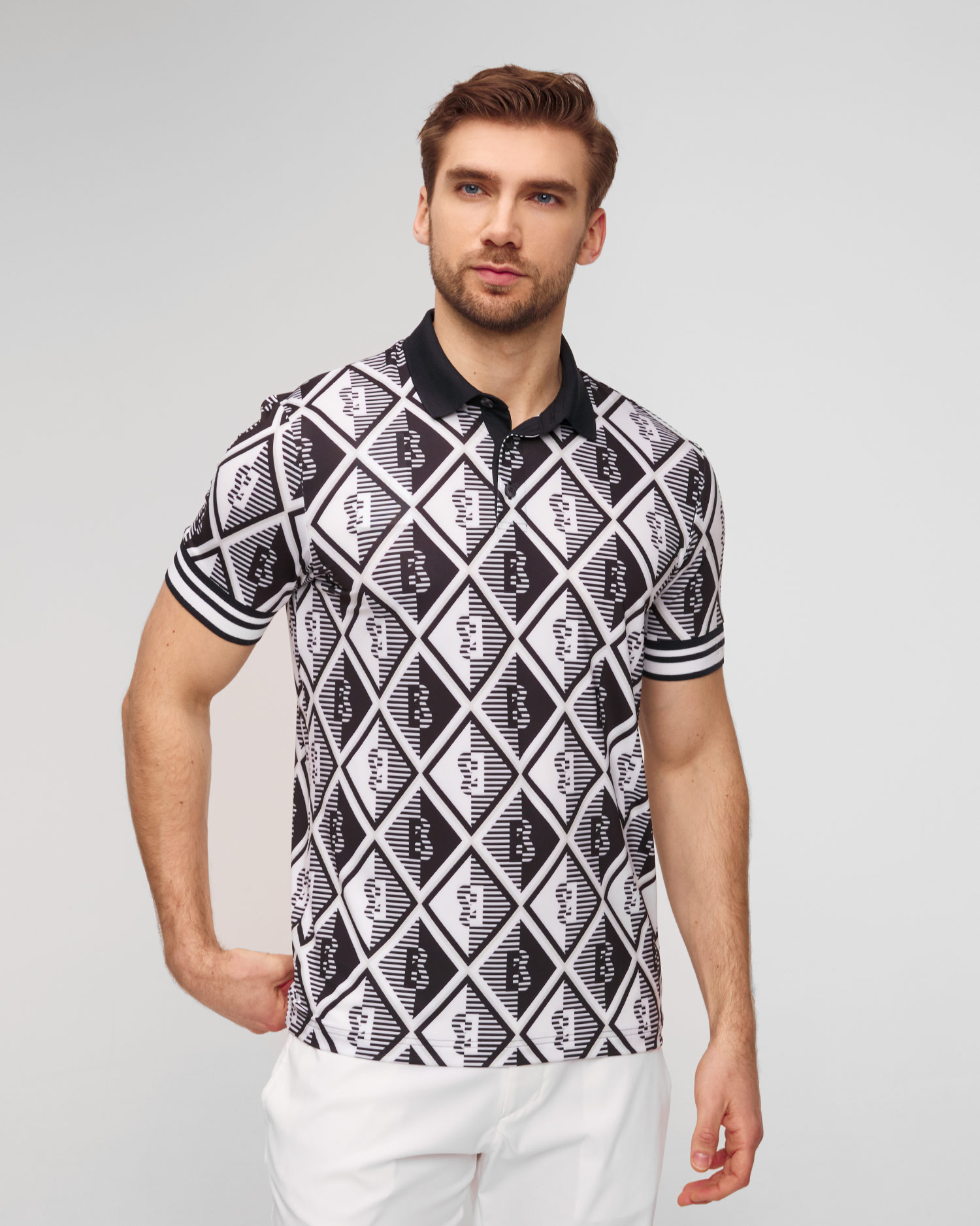 Men's patterned polo BOGNER Ron