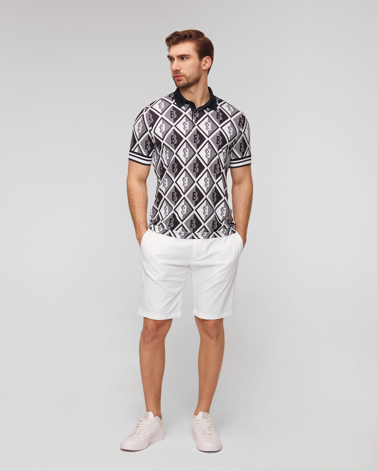 Polo à motifs pour hommes BOGNER Ron