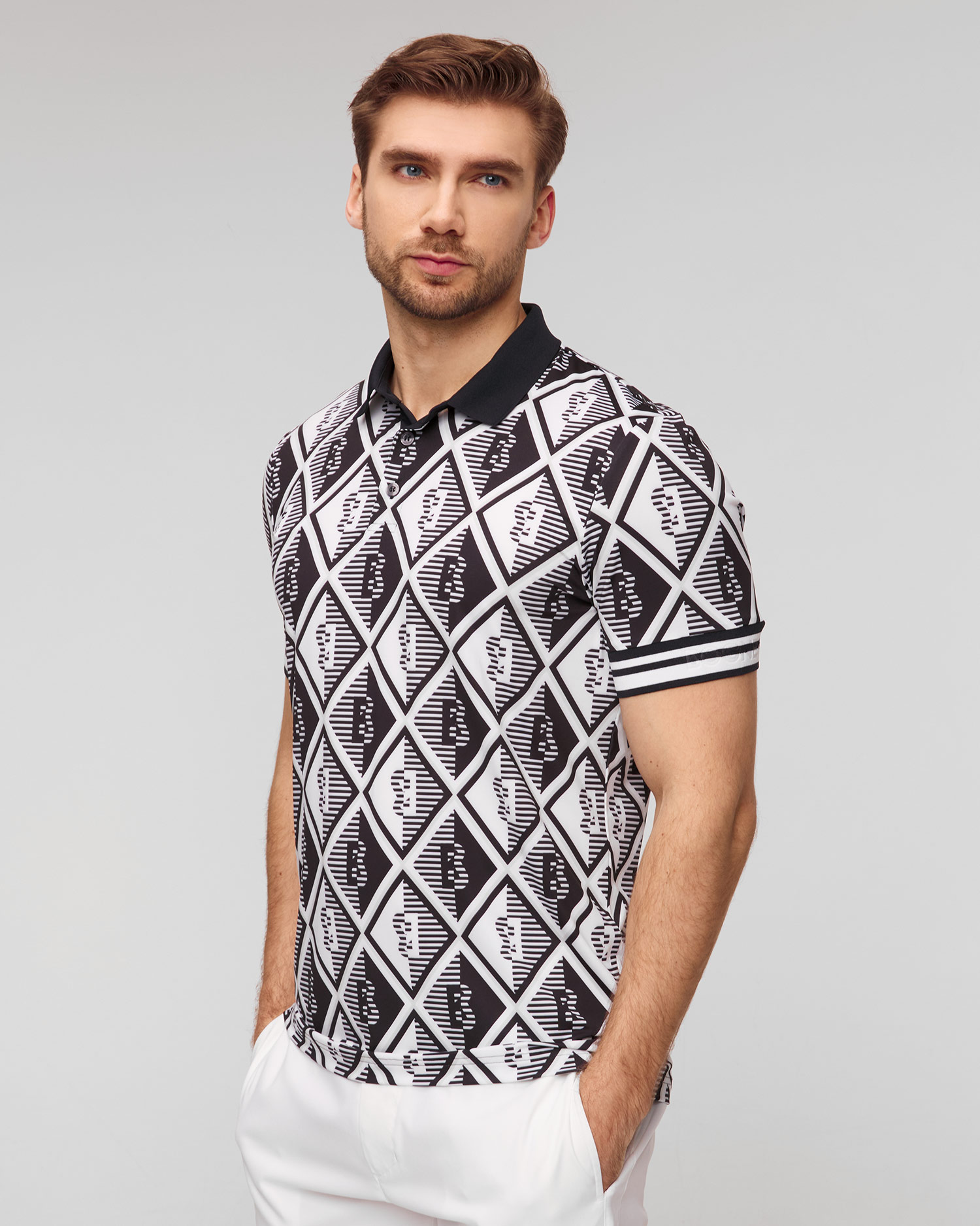 Polo à motifs pour hommes BOGNER Ron