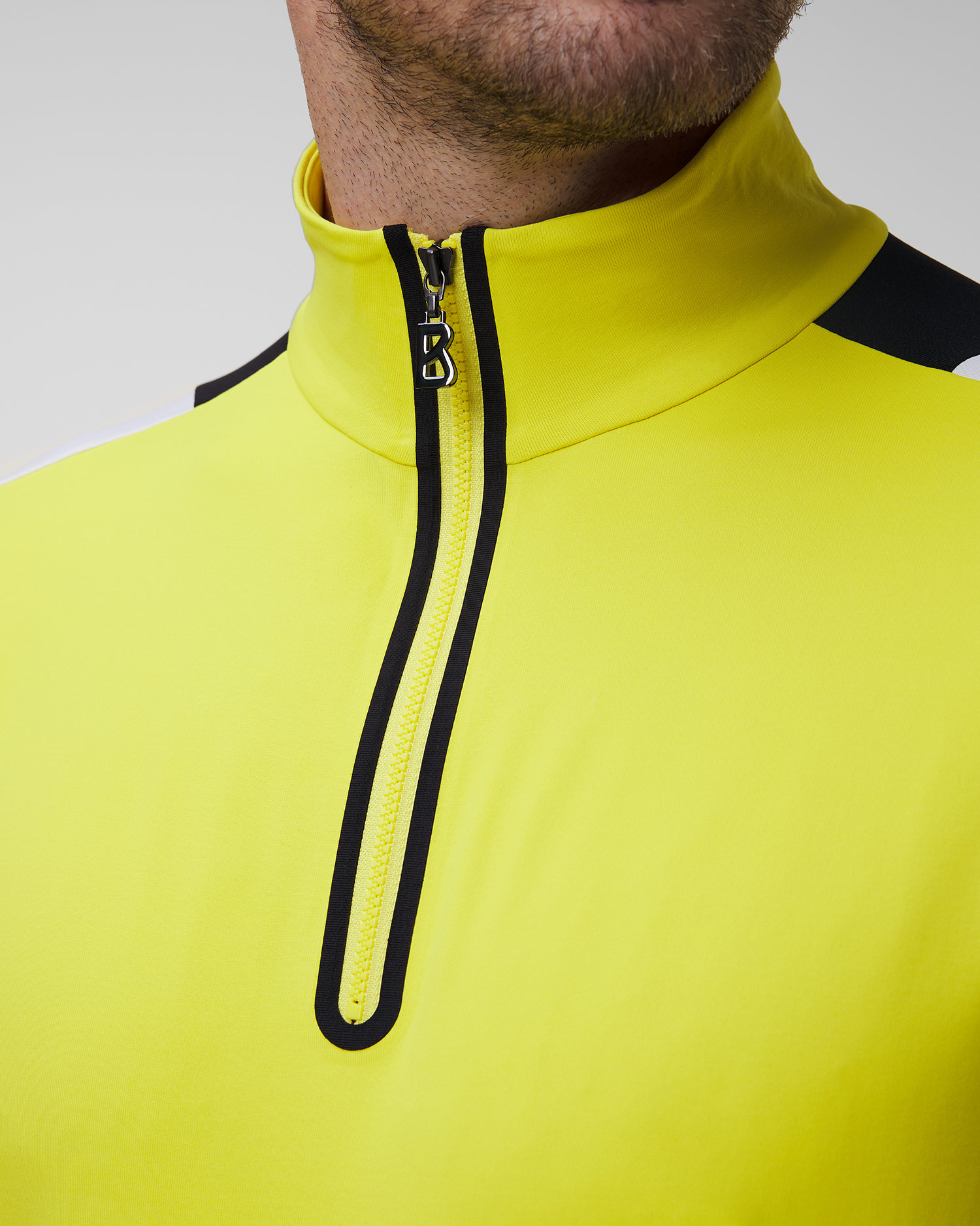 Żółty golf narciarski męski BOGNER Mica 2