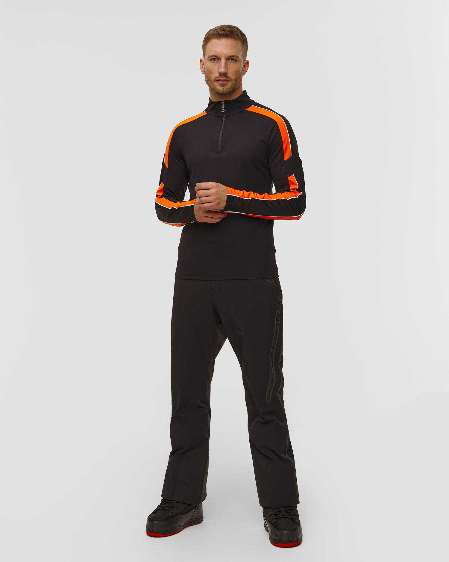 BOGNER Jannik Ski-Rollkragenpullover für Herren in Schwarz