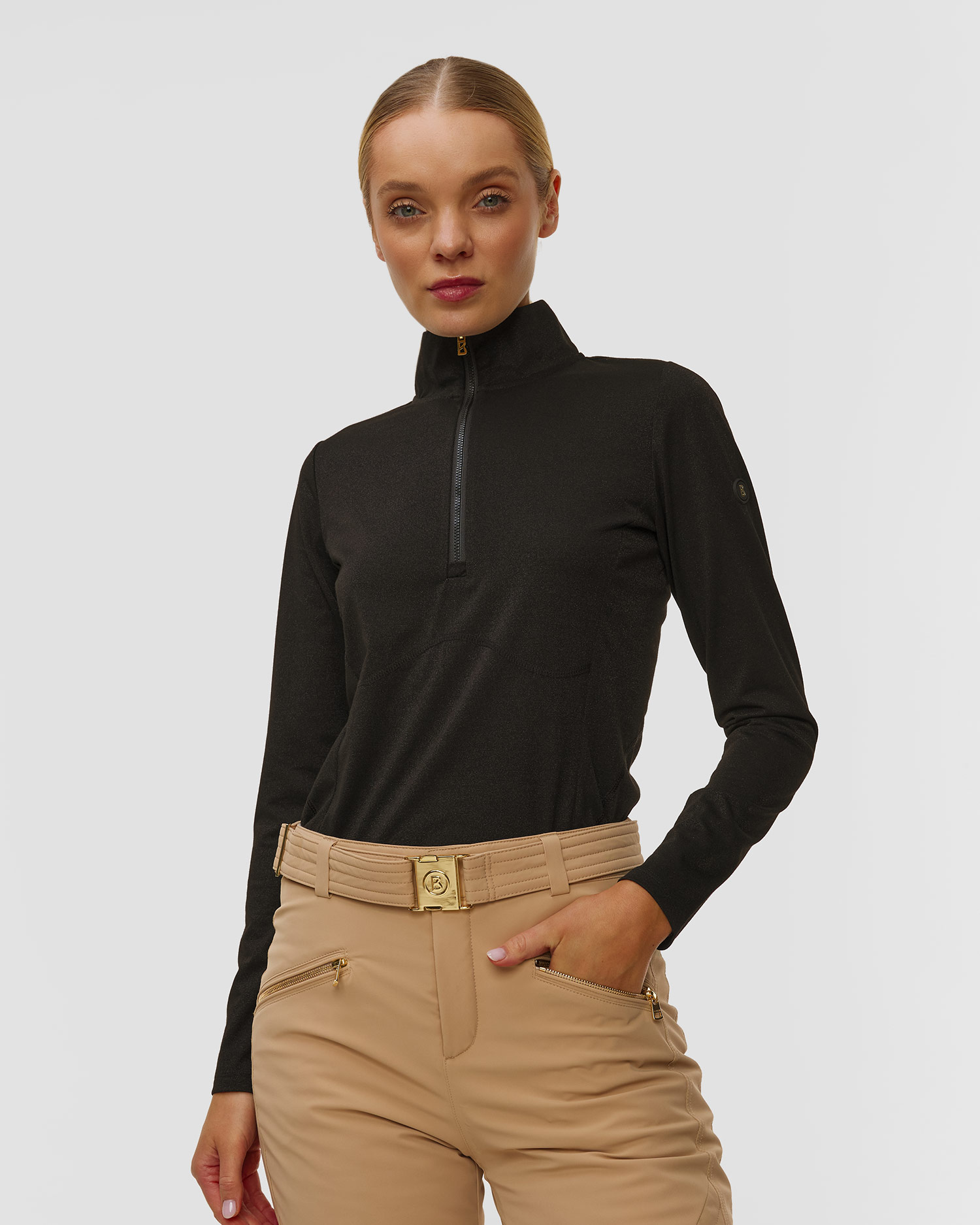 BOGNER Brooke Ski-Rollkragenpullover für Damen in Schwarz