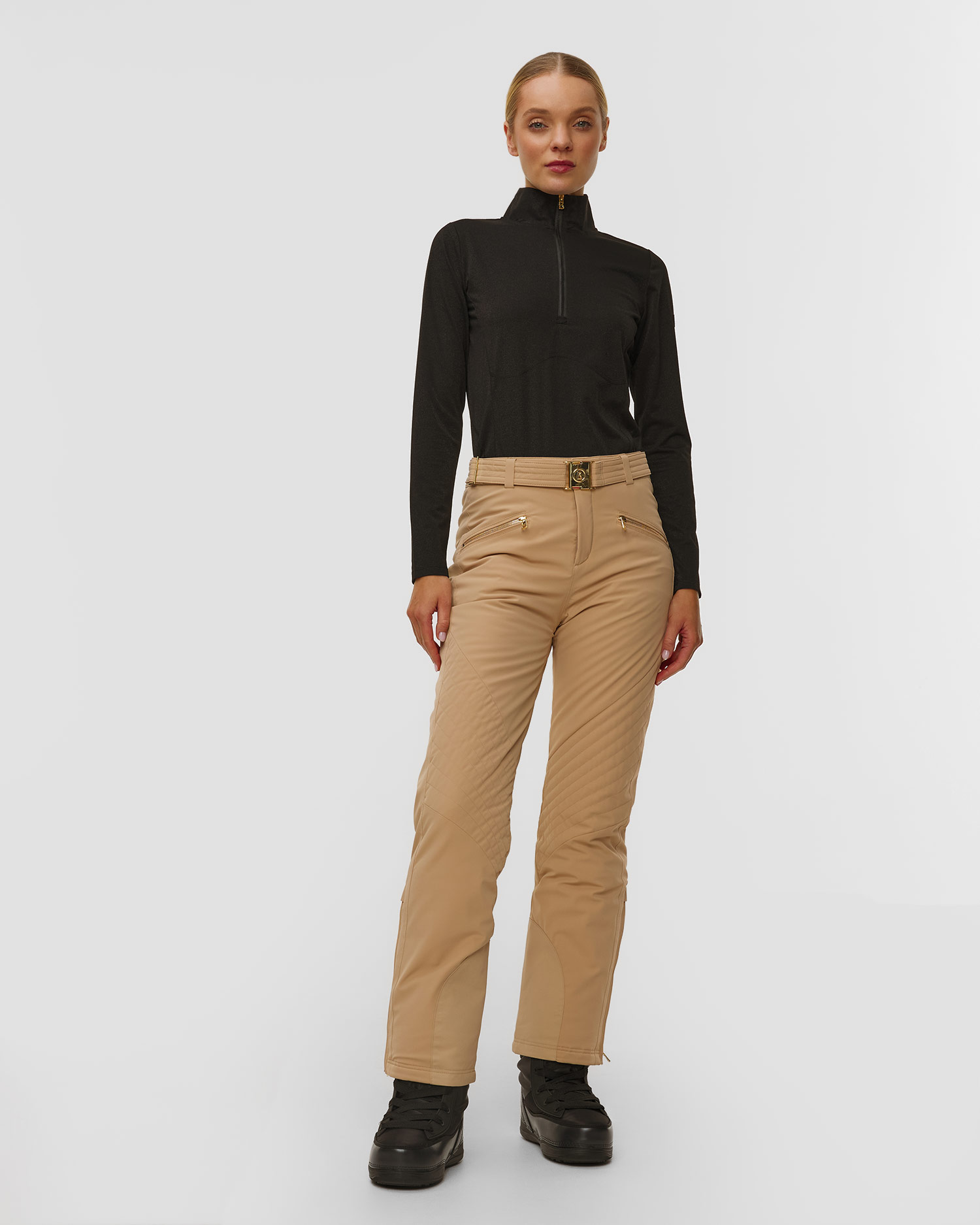 BOGNER Brooke Ski-Rollkragenpullover für Damen in Schwarz
