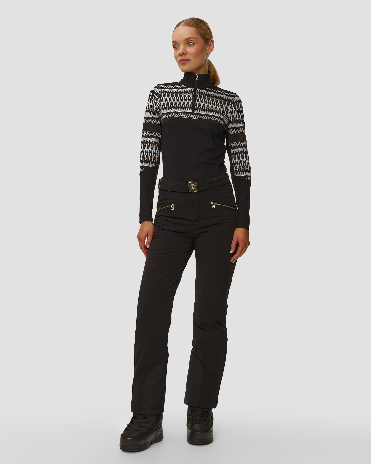 Dámský černý lyžařský rolák BOGNER Jelissa