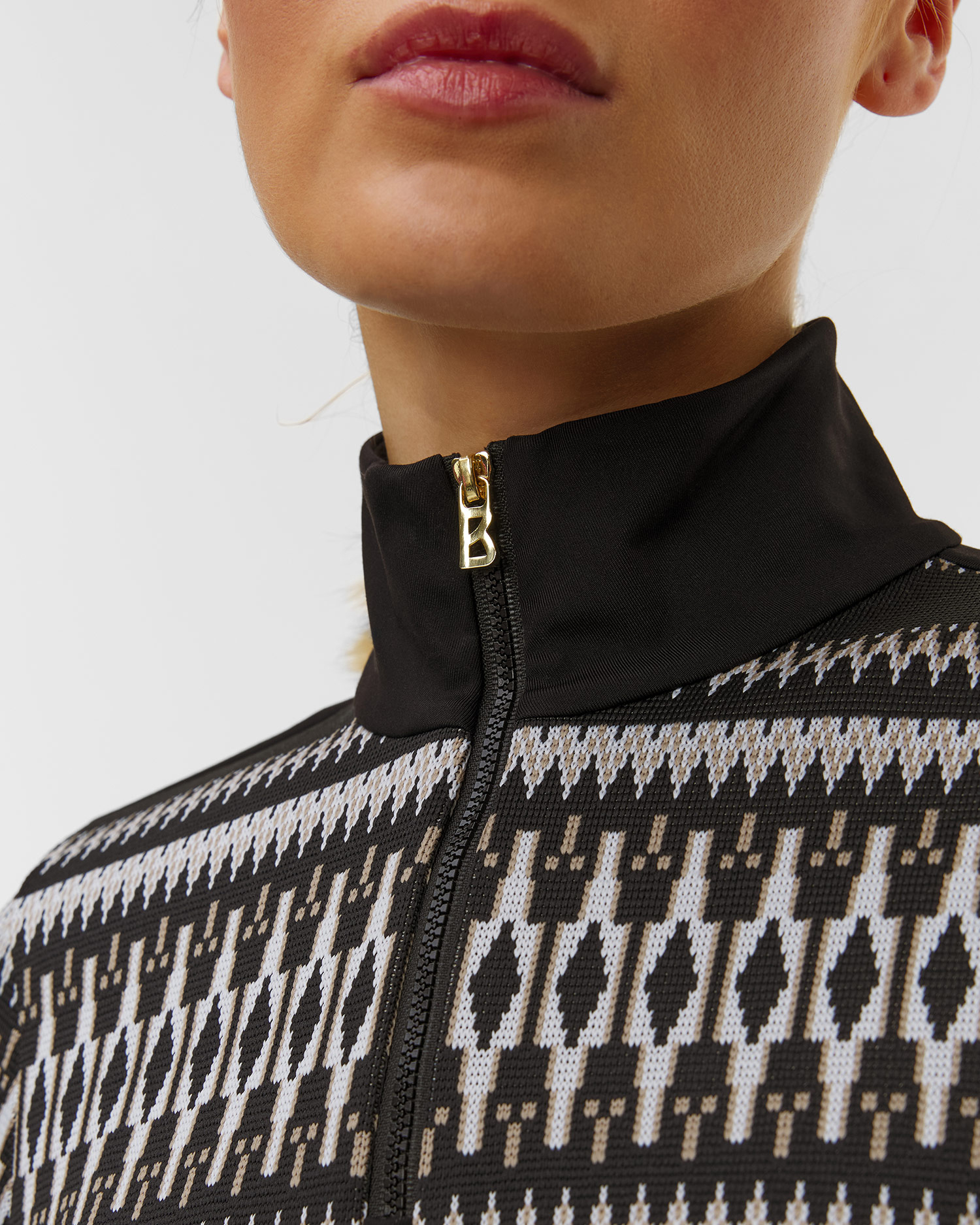 Dámský černý lyžařský rolák BOGNER Jelissa