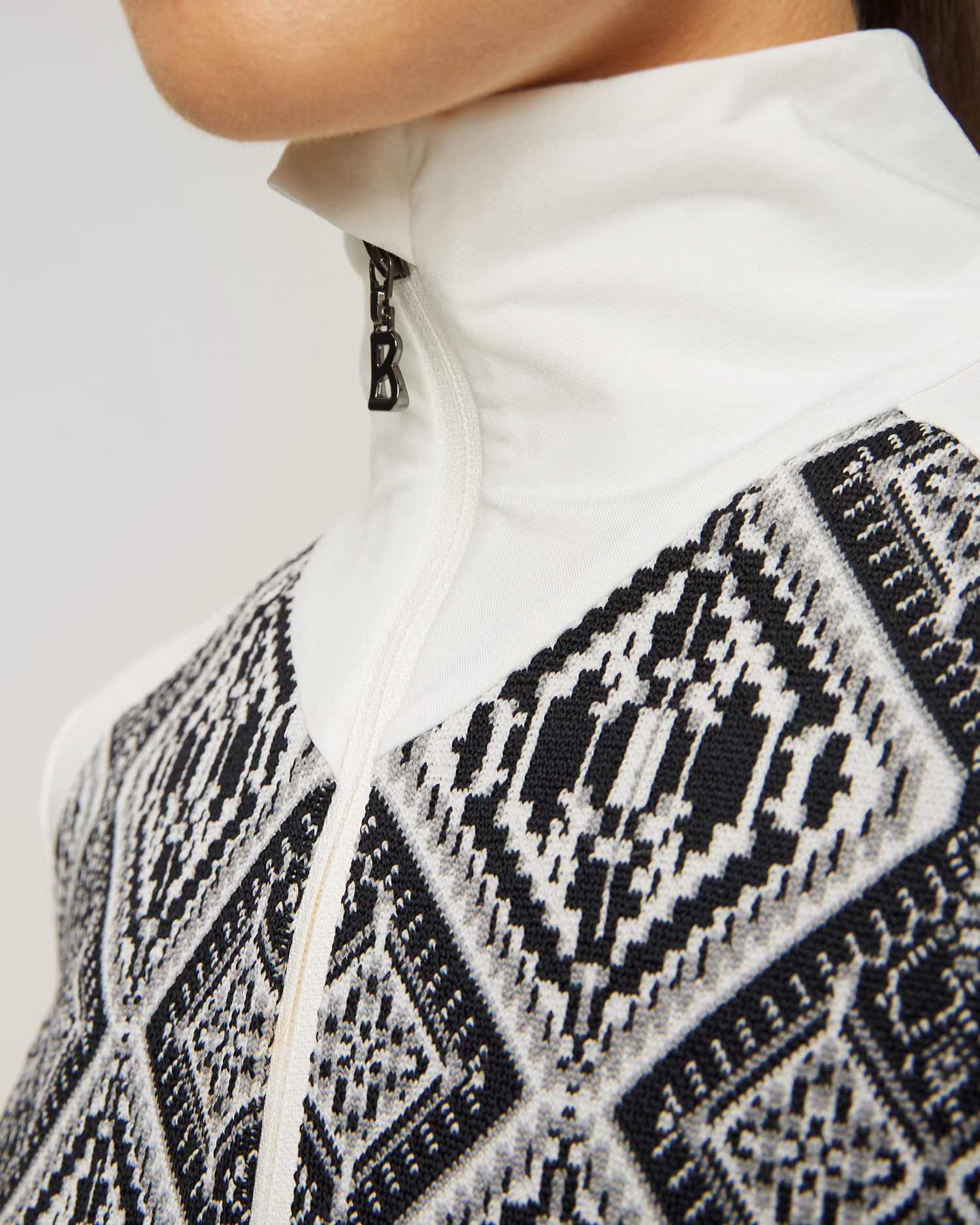 Bluză de schi cu guler înalt pentru femei BOGNER Elvira