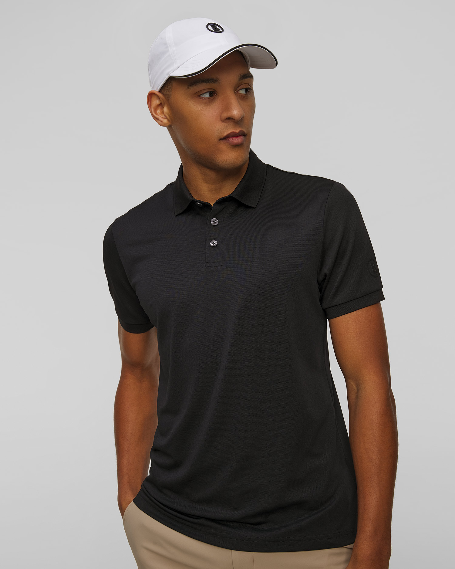Men's black polo shirt BOGNER Daniel2