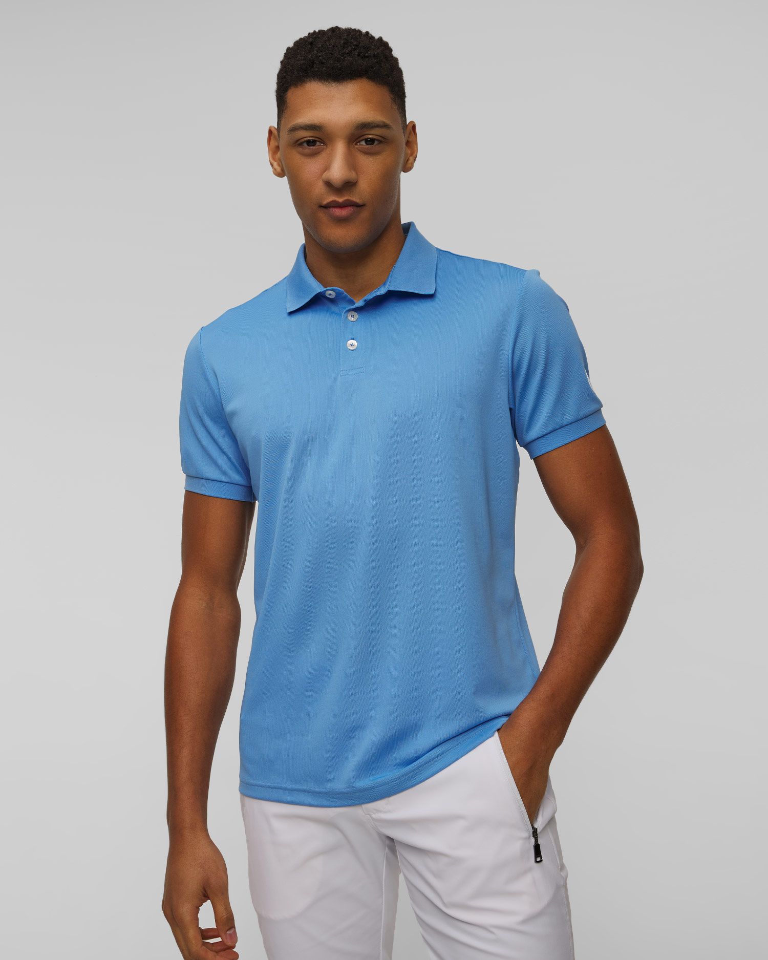 Niebieska koszulka polo męska BOGNER Daniel2