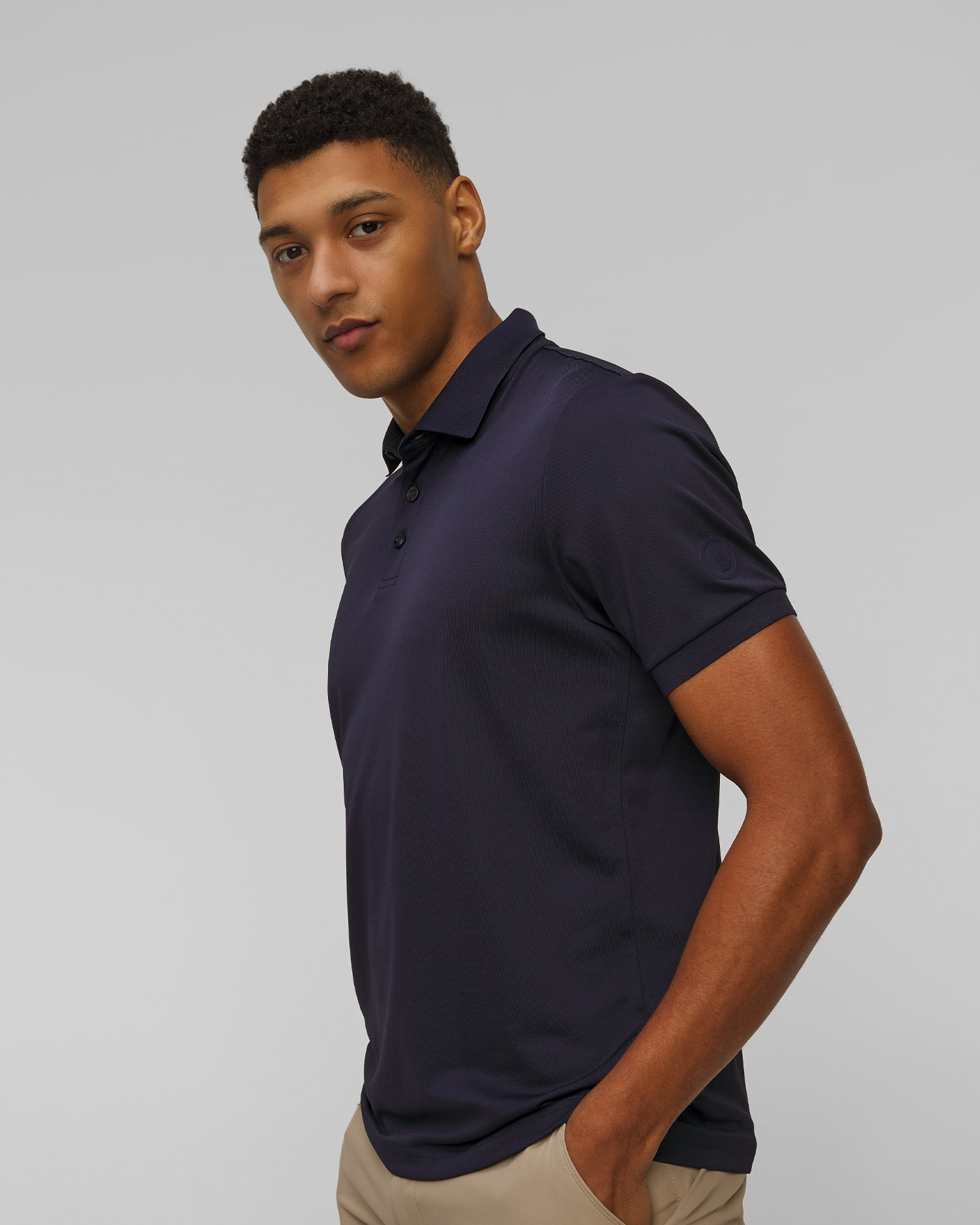 Granatowa koszulka polo męska BOGNER Daniel2