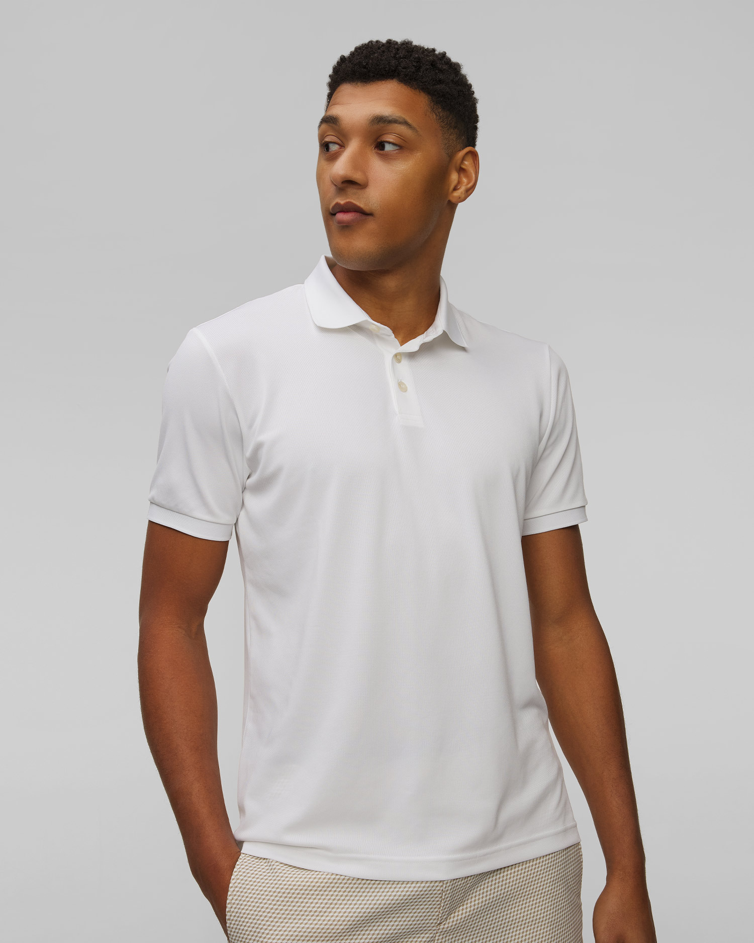 Men's white polo shirt BOGNER Daniel2