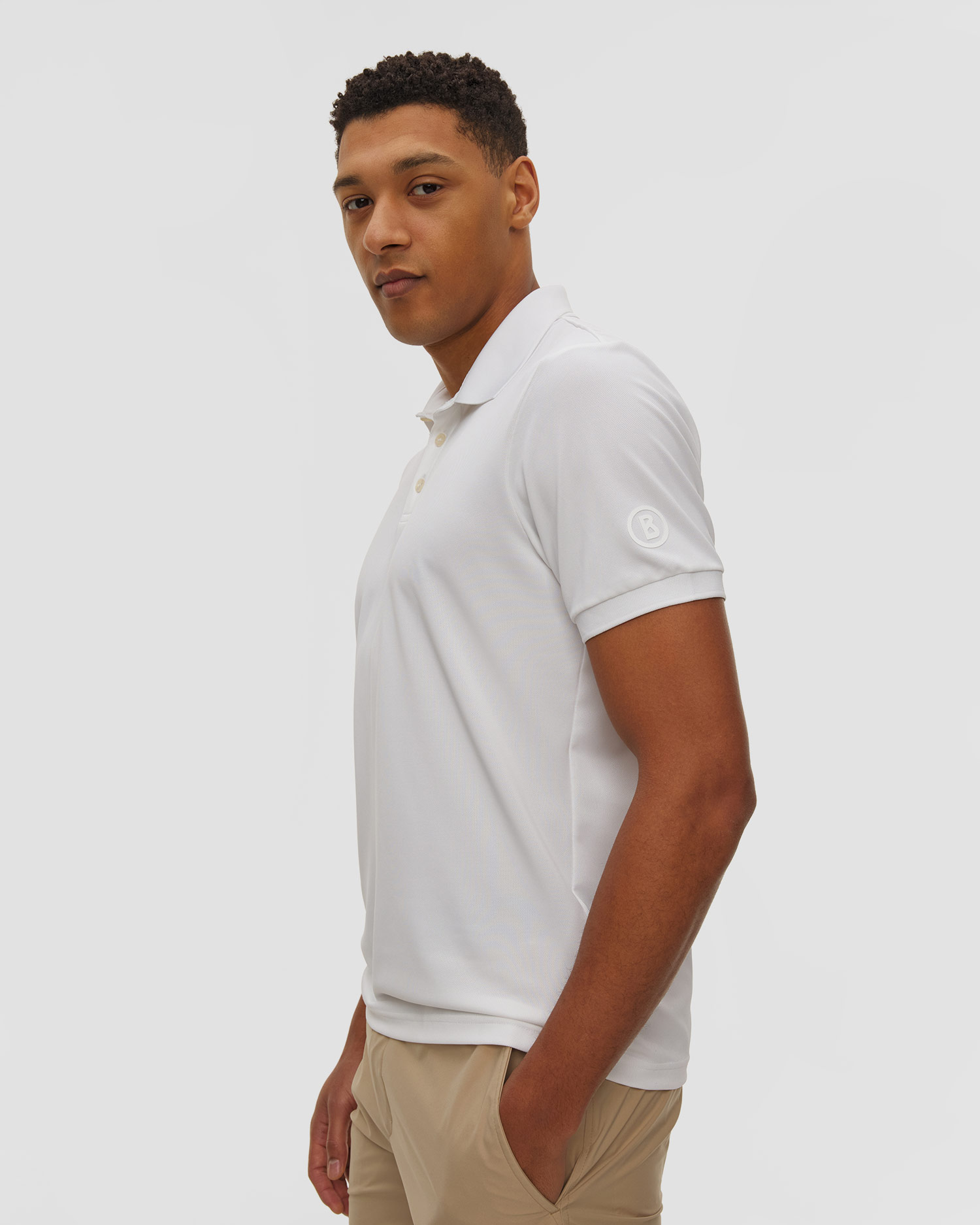 Polo blanc pour hommes BOGNER Daniel2 