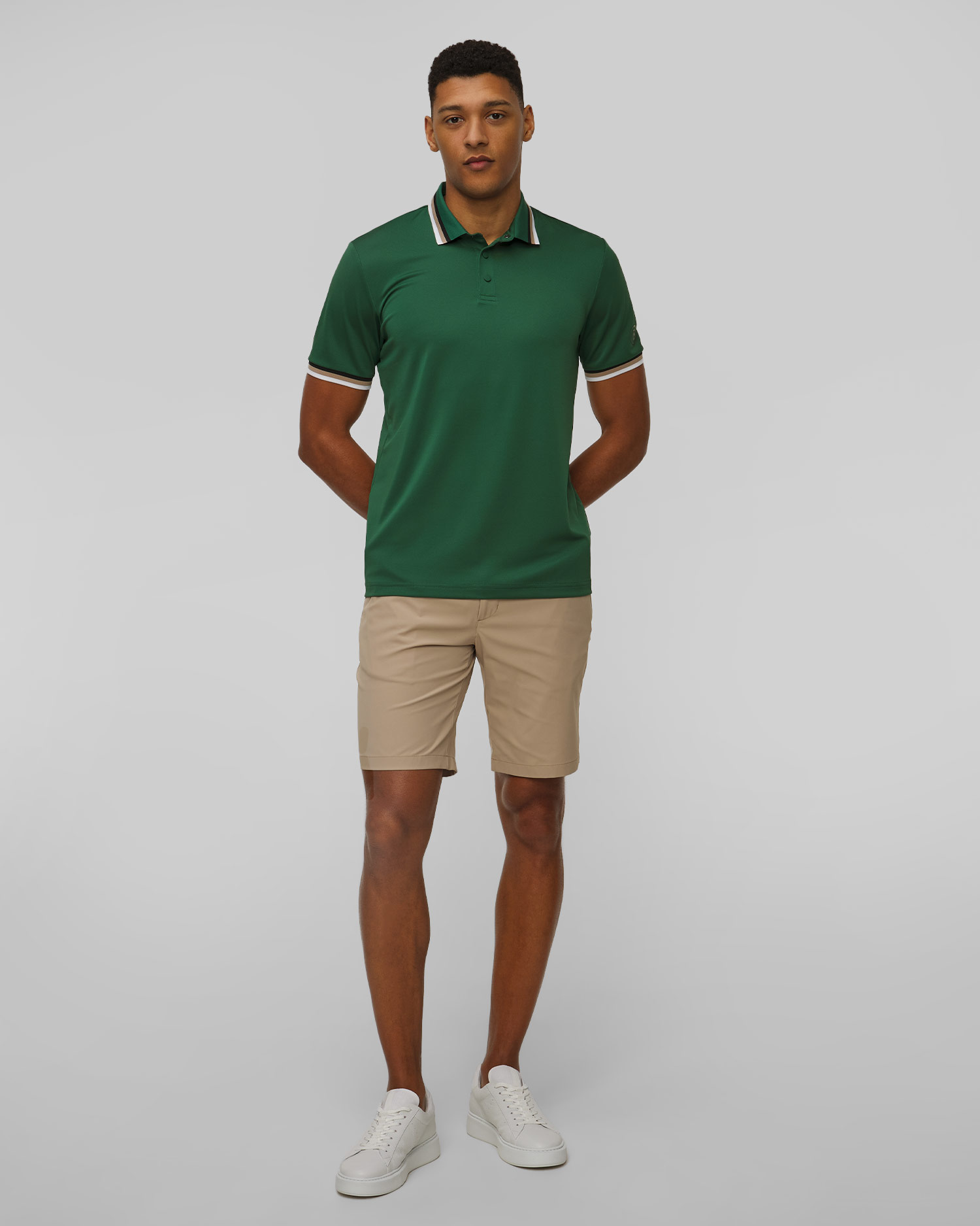 Men's green polo shirt BOGNER Arik