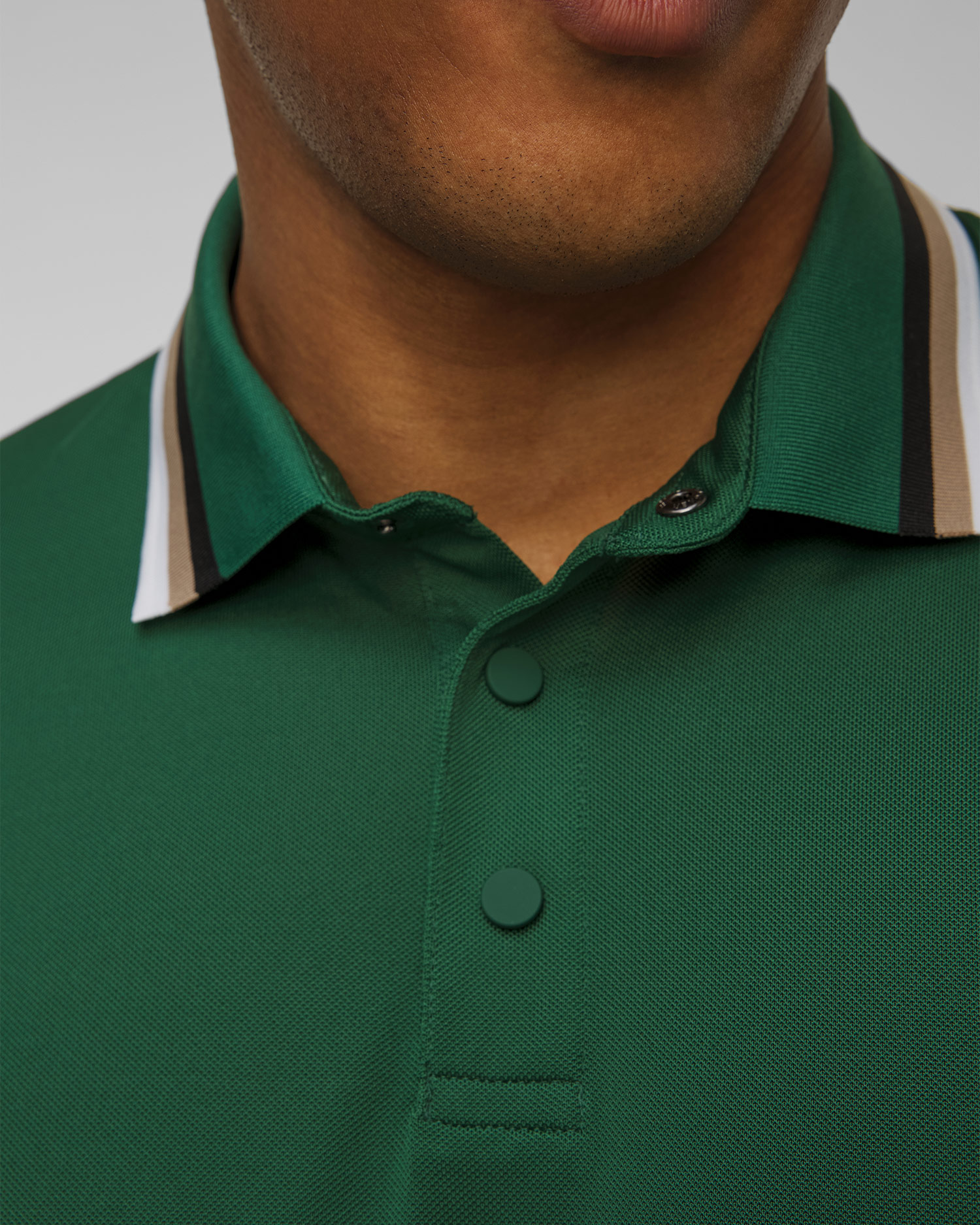 Zielona koszulka polo męska BOGNER Arik