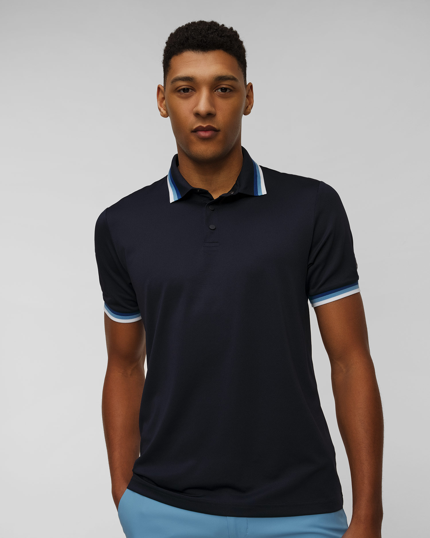 Men's navy polo shirt BOGNER Arik