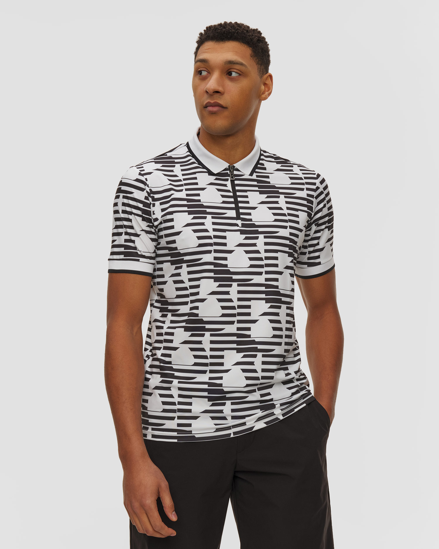 Polo pour hommes BOGNER VALENTIN, Couleur: Multikolor,Print