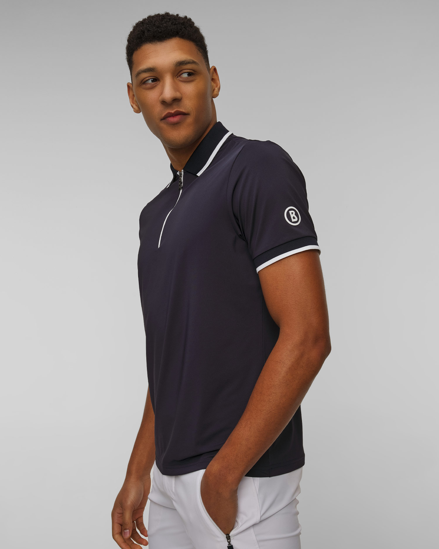 Men's navy blue polo shirt BOGNER Cody1