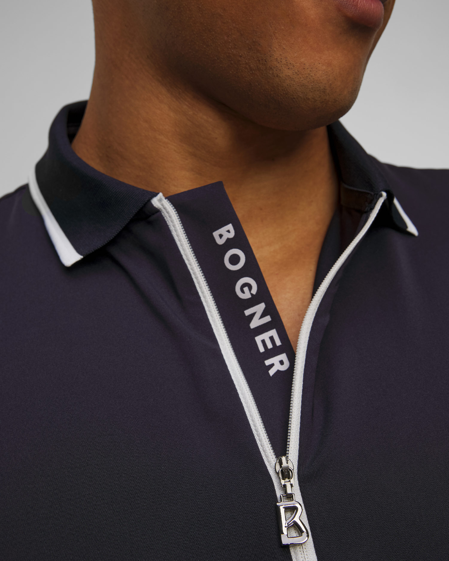 Granatowa koszulka polo męska BOGNER Cody1
