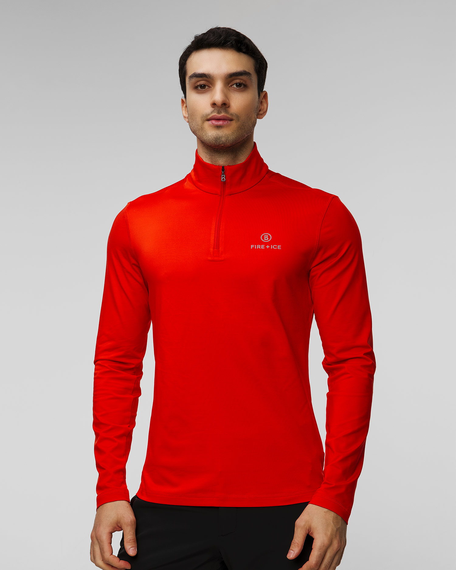 Czerwony golf narciarski męski BOGNER FIRE+ICE Pascal