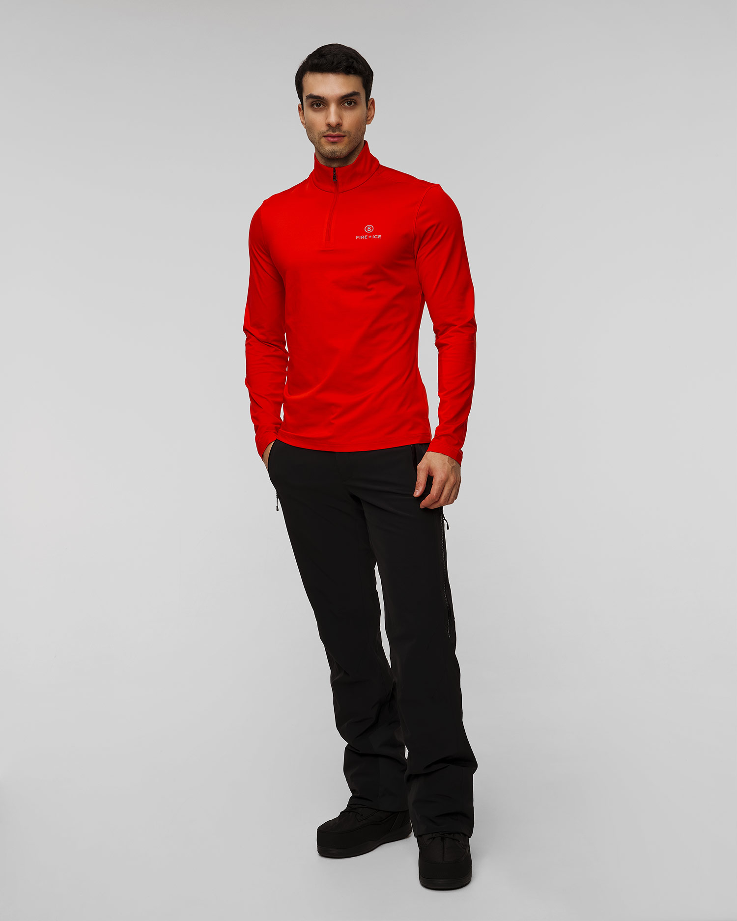 BOGNER FIRE+ICE Pascal Ski-Rollkragenpullover für Herren in Rot