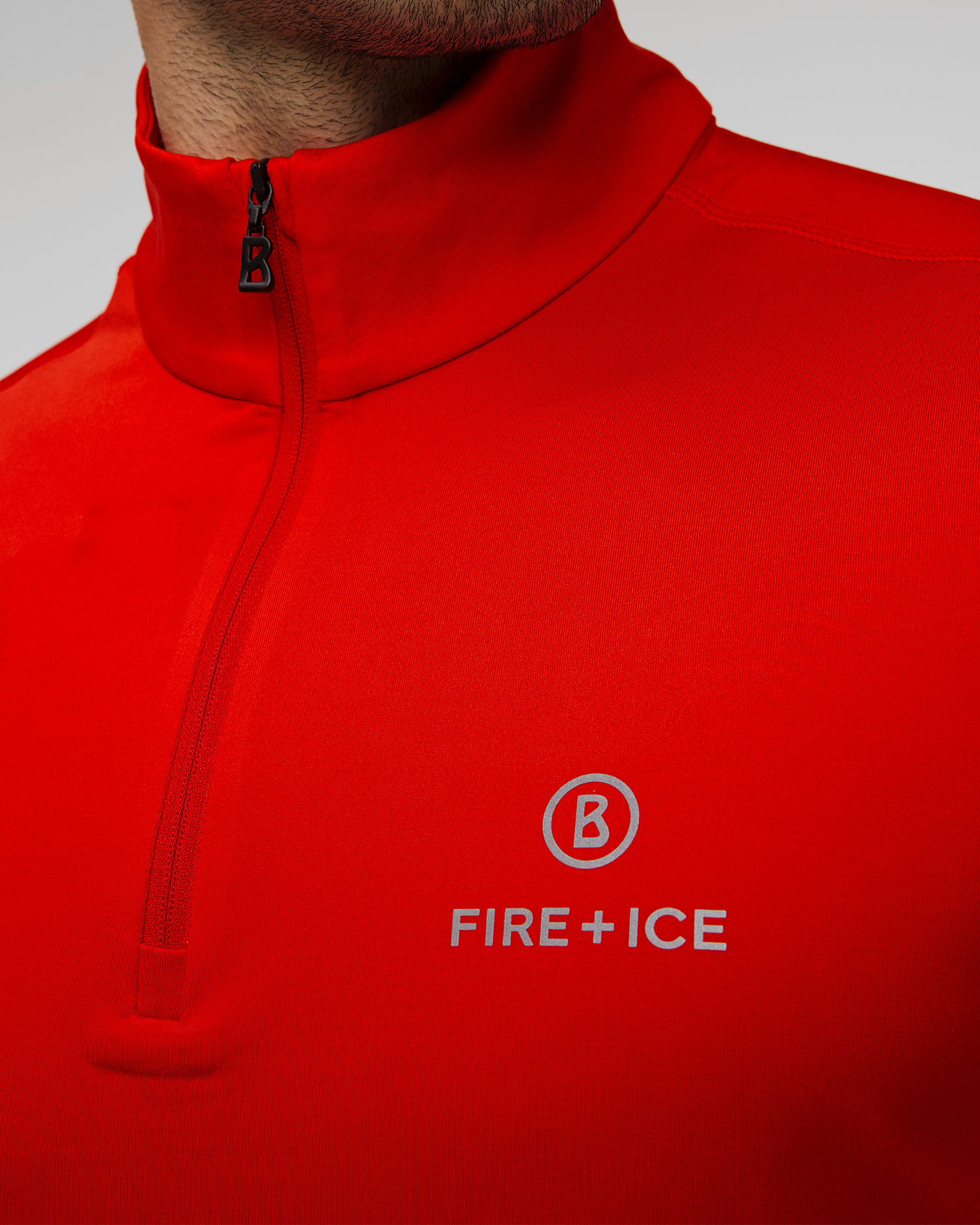 Czerwony golf narciarski męski BOGNER FIRE+ICE Pascal