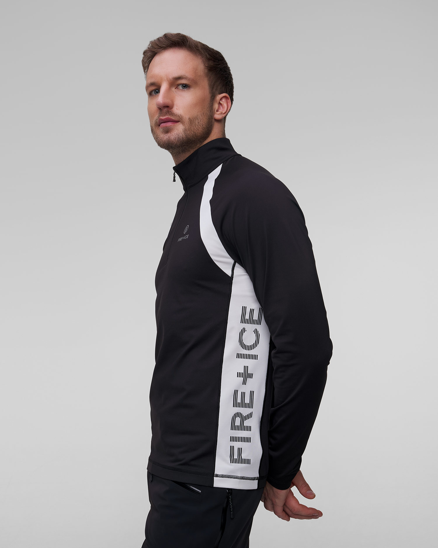 Czarny golf narciarski męski BOGNER FIRE+ICE Pawel