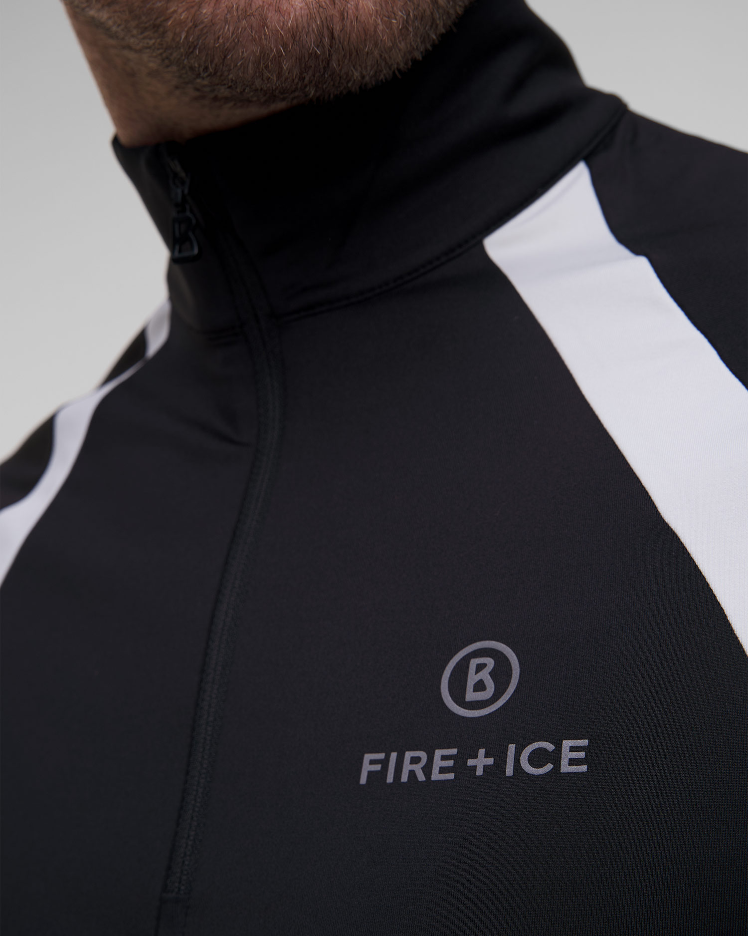 Czarny golf narciarski męski BOGNER FIRE+ICE Pawel