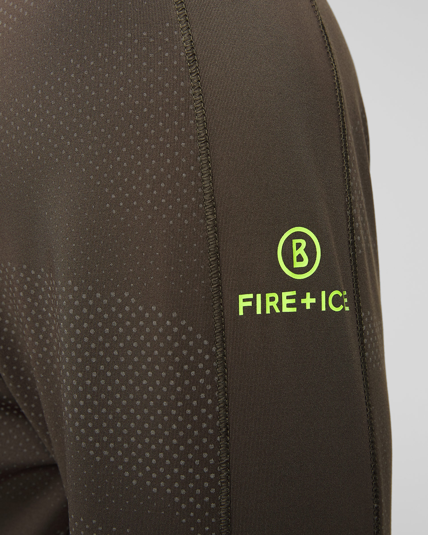 Bluză de schi cu guler înalt pentru bărbați BOGNER FIRE+ICE Premo3 – gri