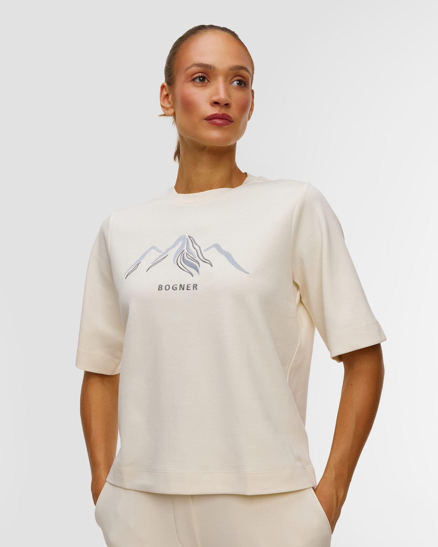 Béžové dámské tričko BOGNER Dorothy