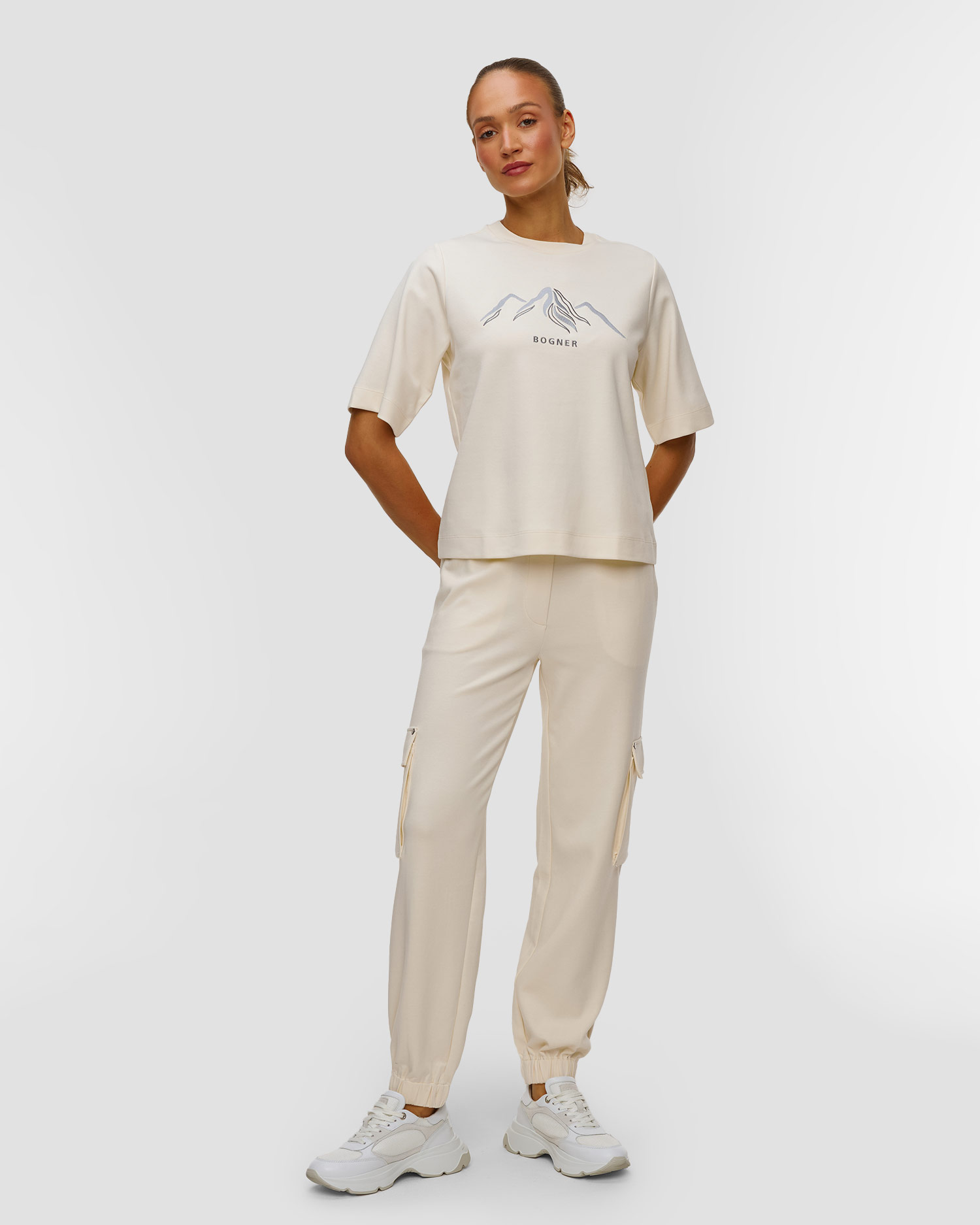 Béžové dámské tričko BOGNER Dorothy