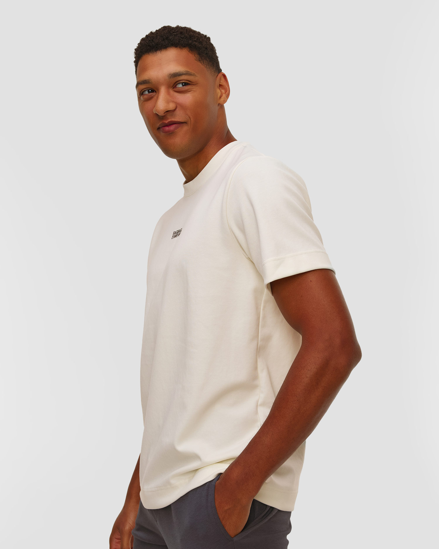T-shirt blanc pour hommes BOGNER Lukas-2