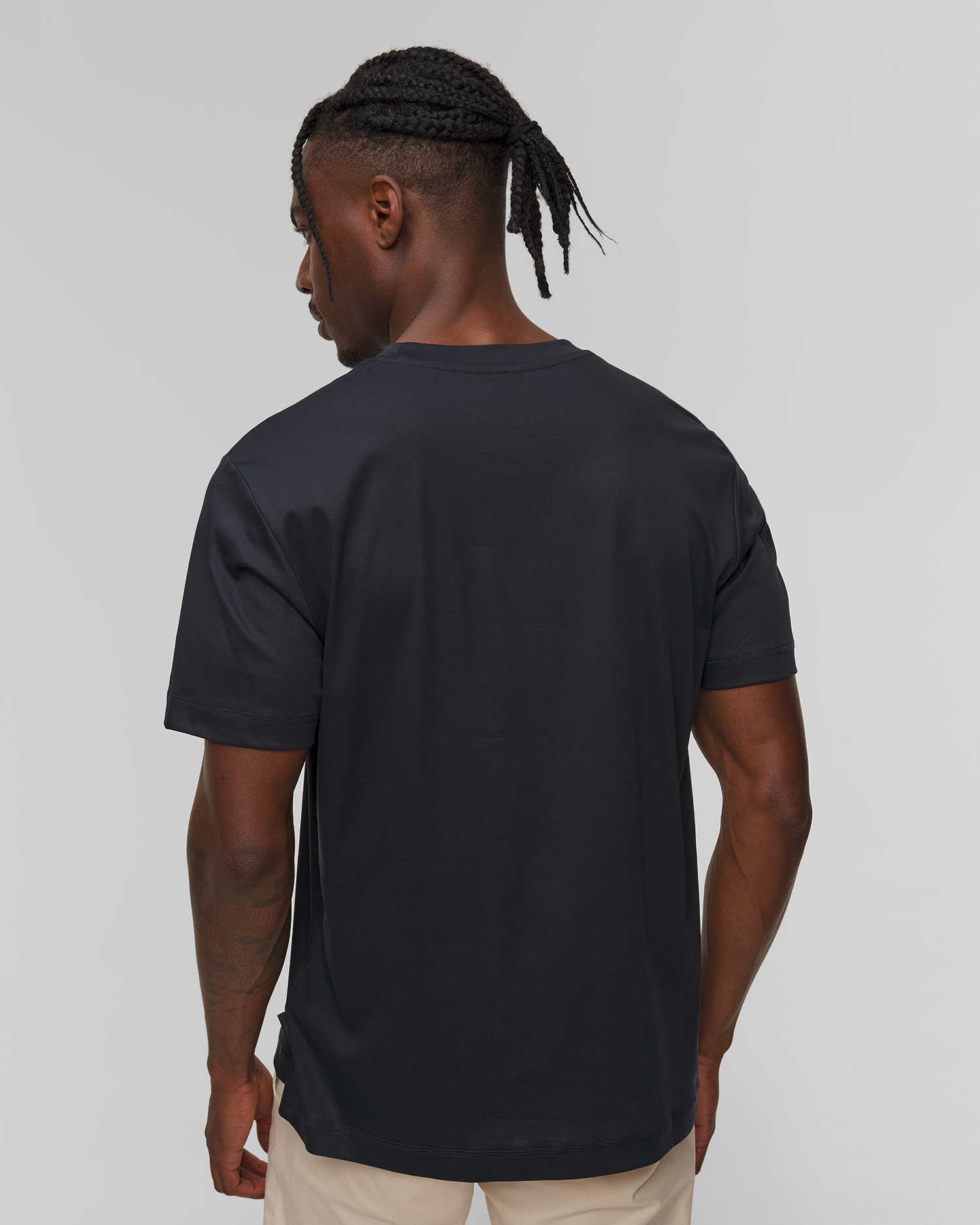 T-shirt bleu marine pour hommes BOGNER Lukas 1 