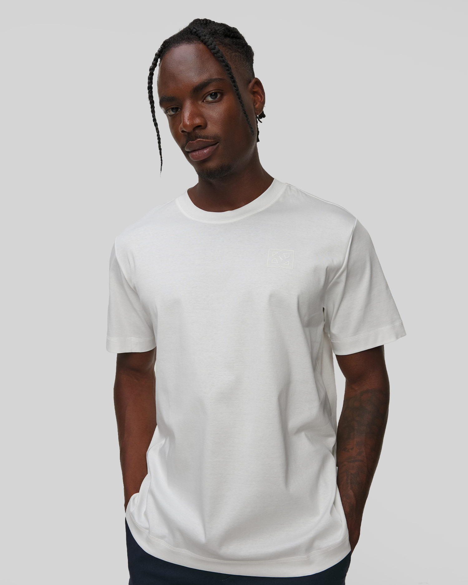 Men’s white T-shirt BOGNER Men’s Lukas 1