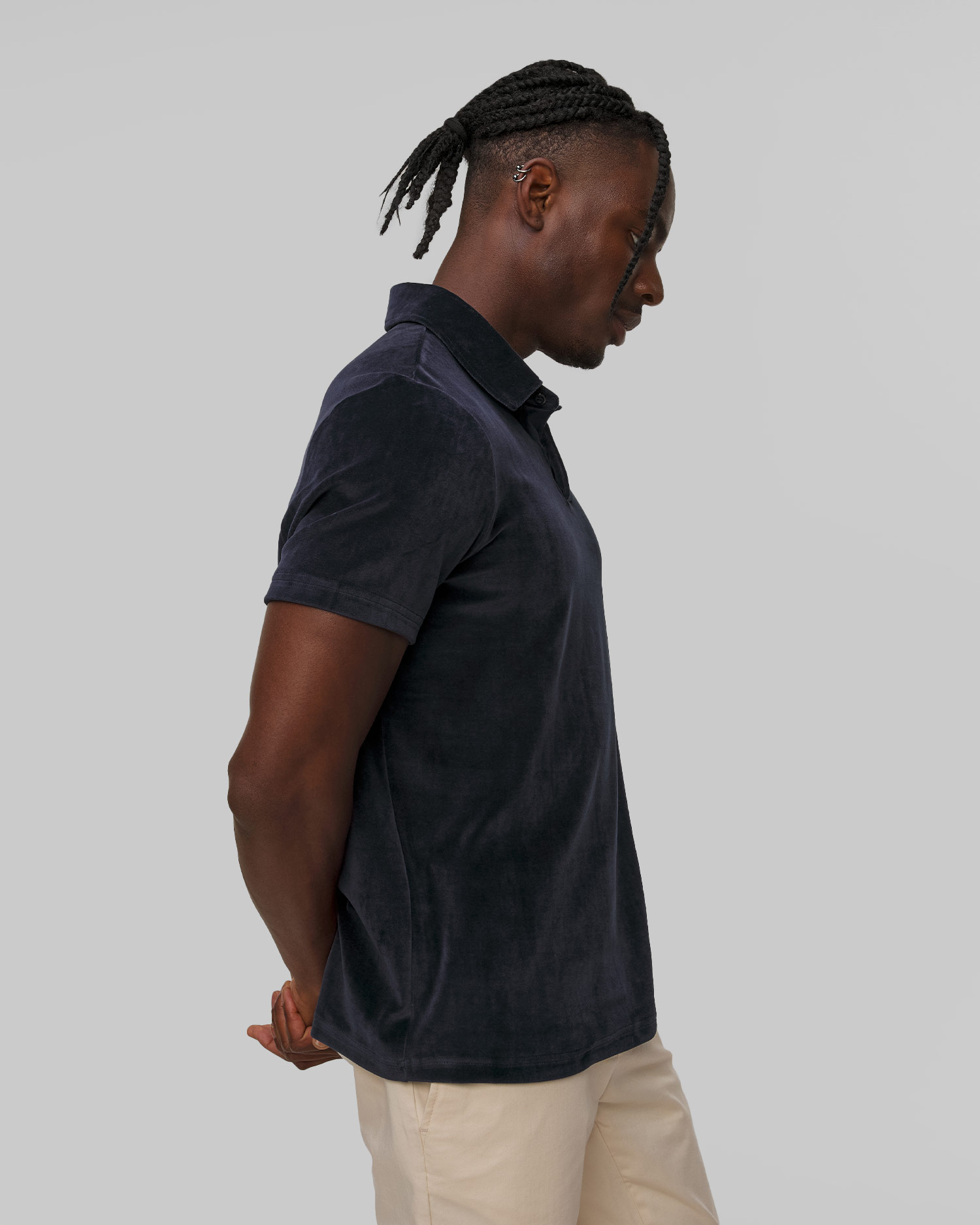 Polo en velours pour hommes BOGNER Vincenzo