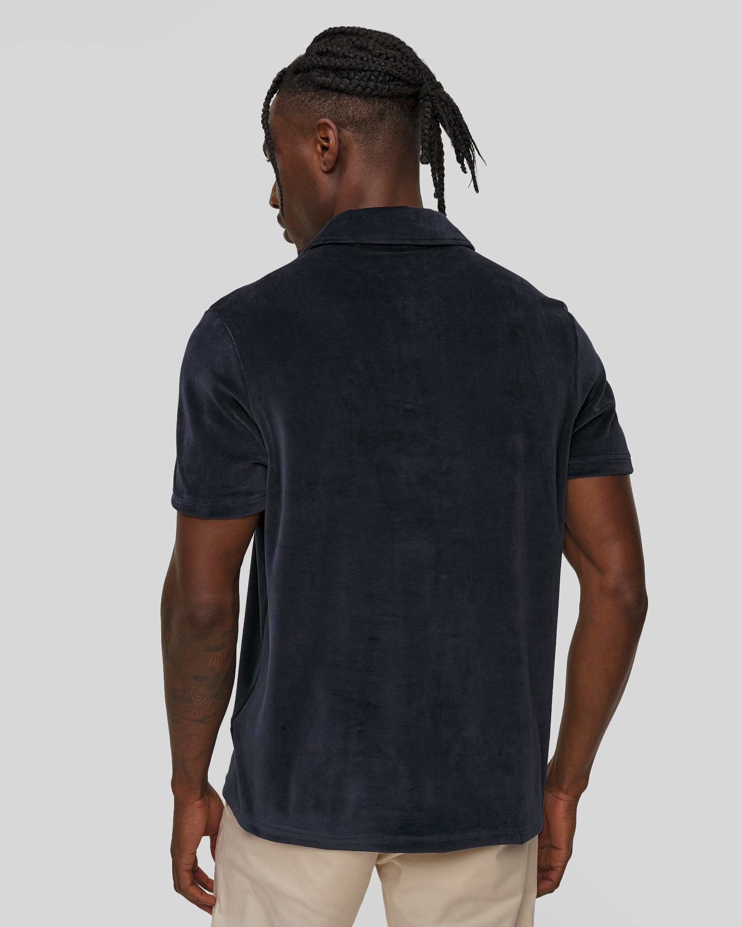 Polo en velours pour hommes BOGNER Vincenzo