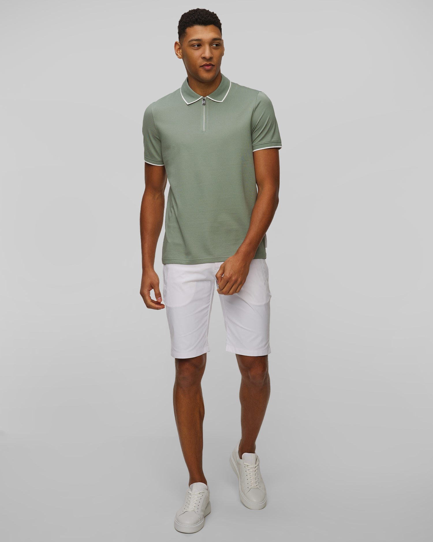 Men's green polo shirt BOGNER Timo-7