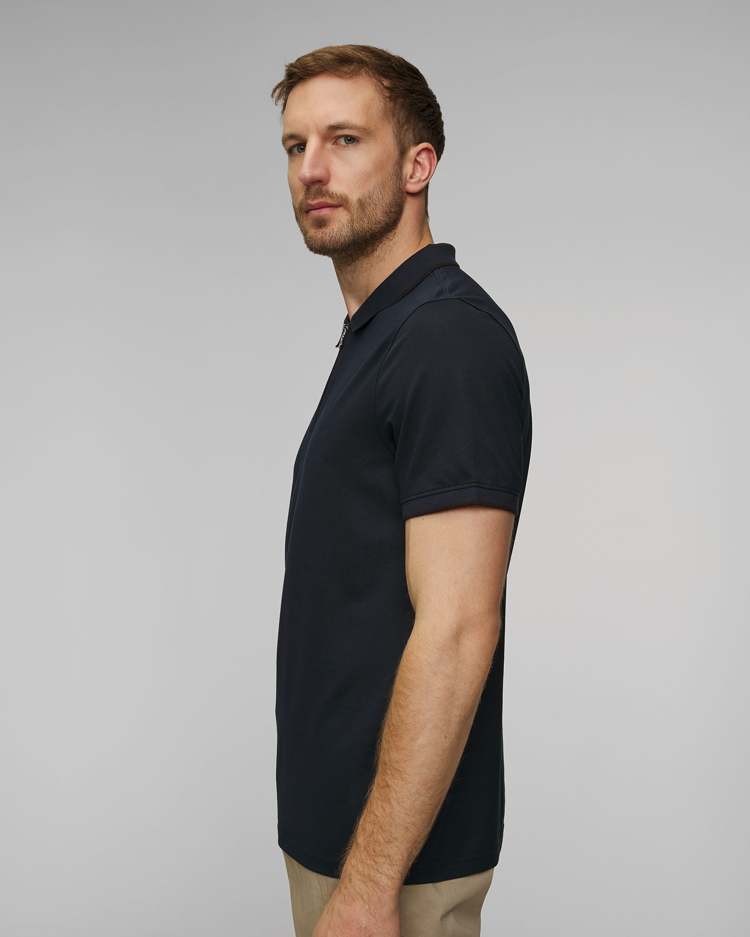 Granatowa koszulka polo męska BOGNER Timo 7