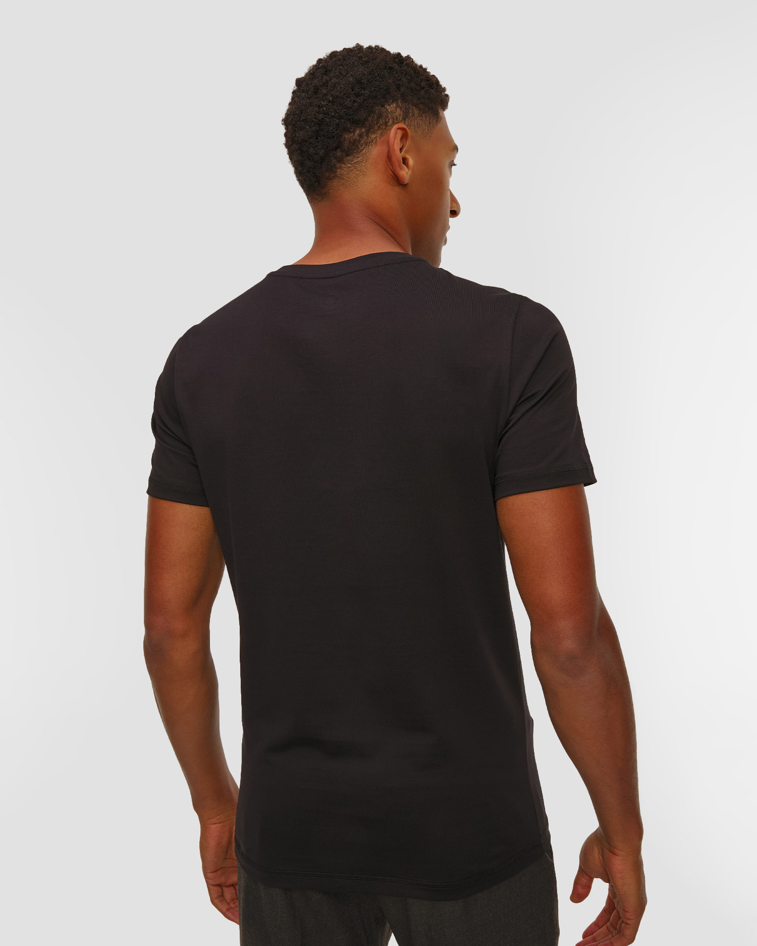 Czarny T-shirt męski BOGNER Roc