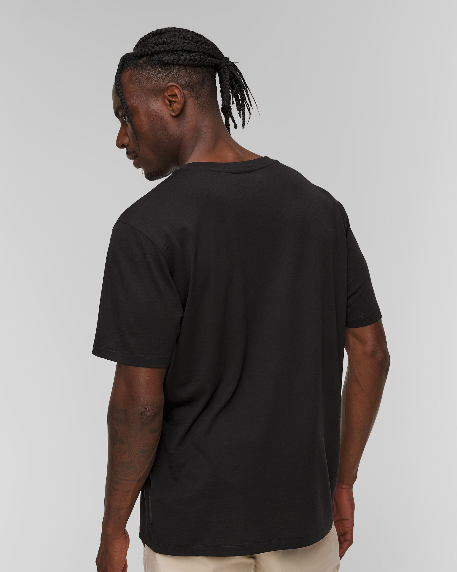 Men's black wool T-shirt BOGNER Liam