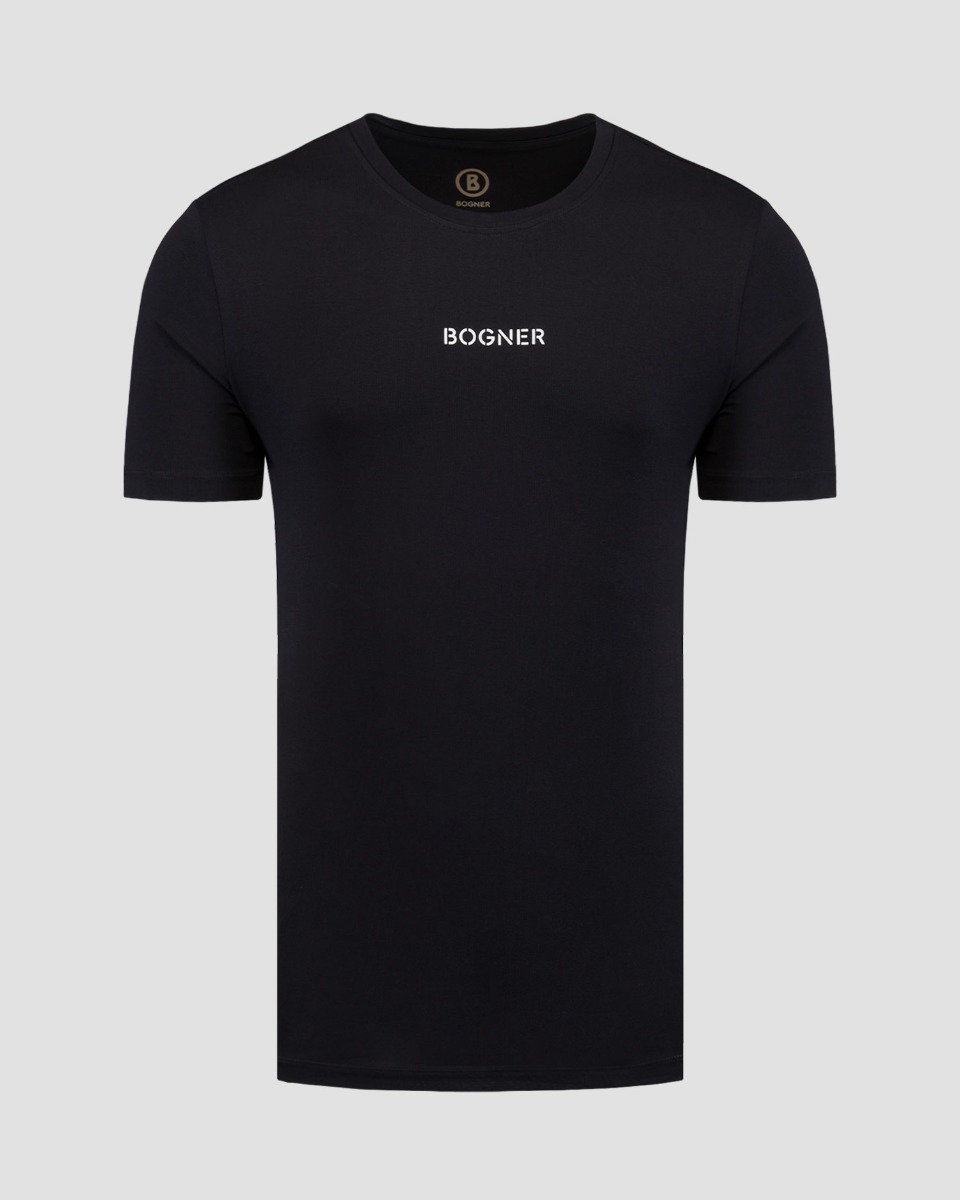 Men's black T-shirt BOGNER Roc